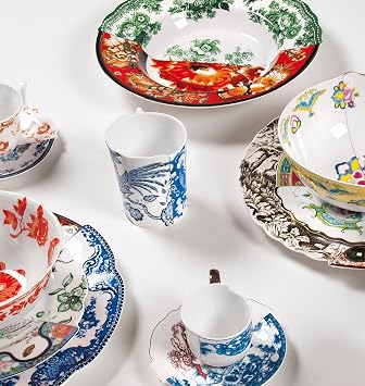 Seletti Hybrid - Deep plate Cecilia Multicolor - Cecilia