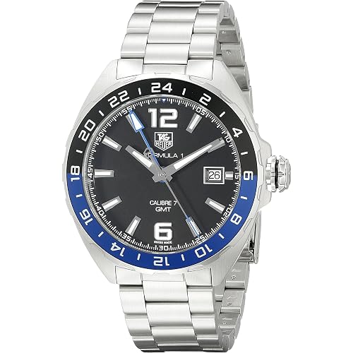 TAG Heuer Men's WAZ211A.BA0875 Formula 1 Analog Display Swiss Automatic Silver Watch