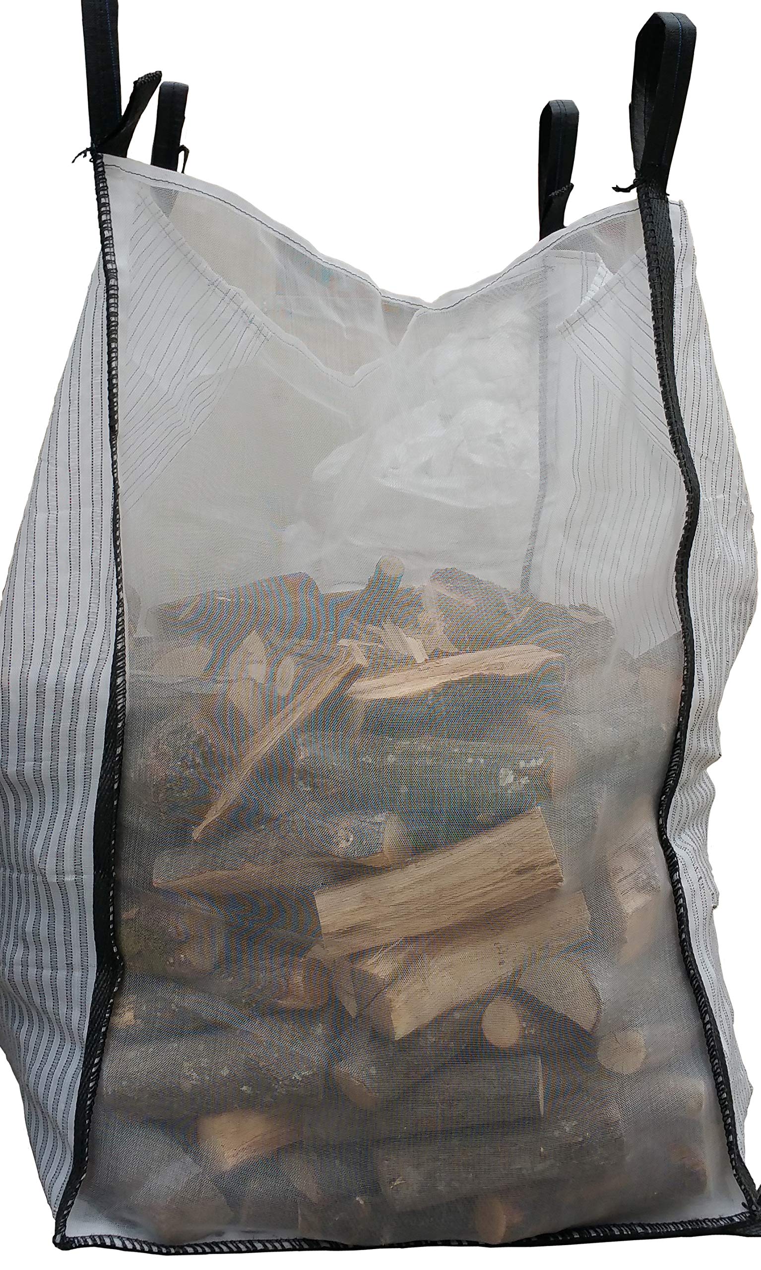 FERRPACK Big bags 10 PZ SACCONI Big bags Nuovi PER LEGNA Misura 95X95H155 Traspiranti e Resistenti