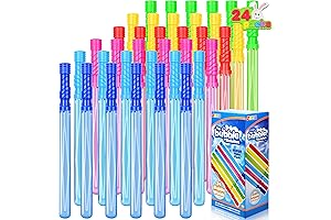 JOYIN 24 Pack 14.6 Inch Big Bubble Wands for Kids