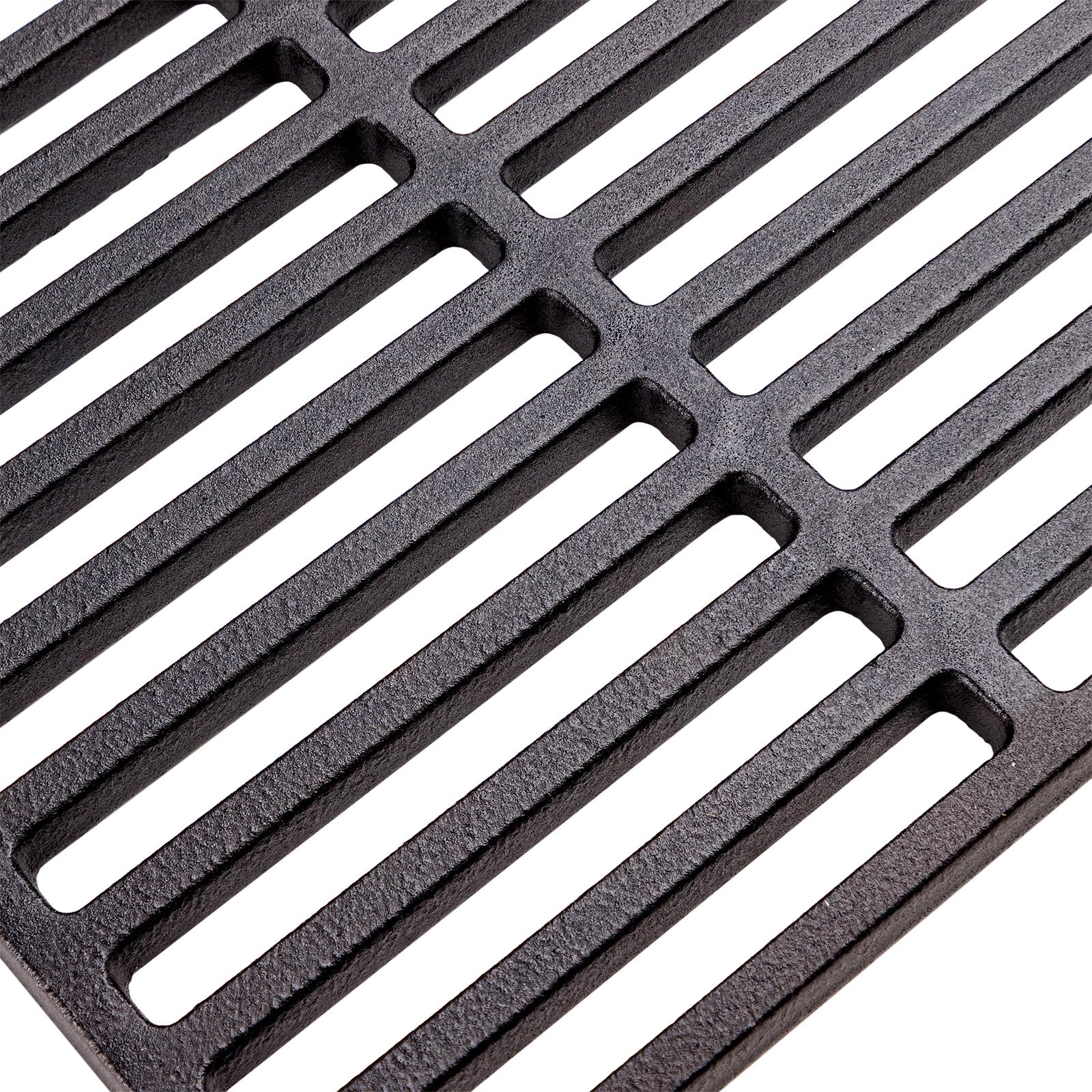 Parrilla de hierro fundido, rectangular, 45 x 30 cm, esmaltada, parrilla, parrilla, parrilla, parrilla, parrilla, parrilla, parrilla, accesorios para barbacoa, barbacoa