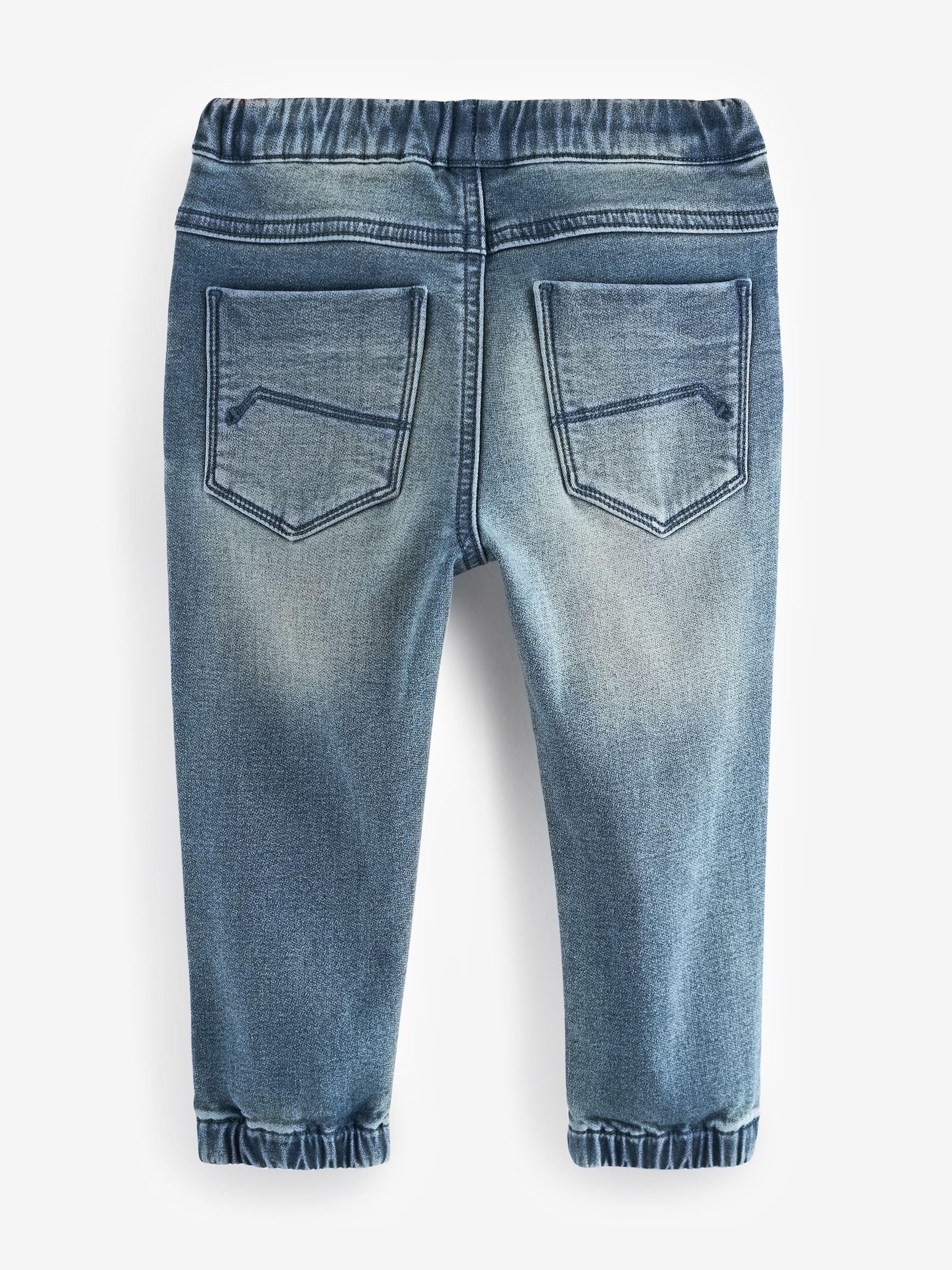 NEXT Ragazzo Jeans da Jogging Comodi ed Elasticizzati Blu Medio 12 Mesi-18 Mesi