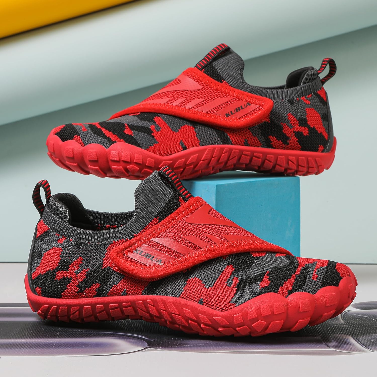 KUBUA Kids Hiking Water Shoes Boys Girls Barefoot Shoes Multifunctional Tennis Sneakers Toddler Little Big Kid - Image 9