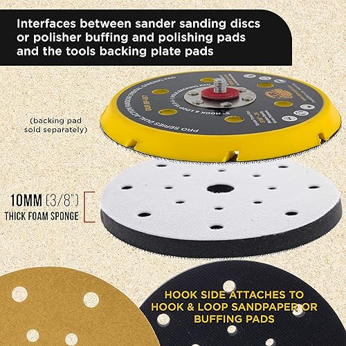 Miniatura 35 de Dura-Gold Pro Series - Almohadilla de interfaz de densidad suave de 0.118 x 0.394 in, paquete de 3 – Cojín de protección de espuma de gancho