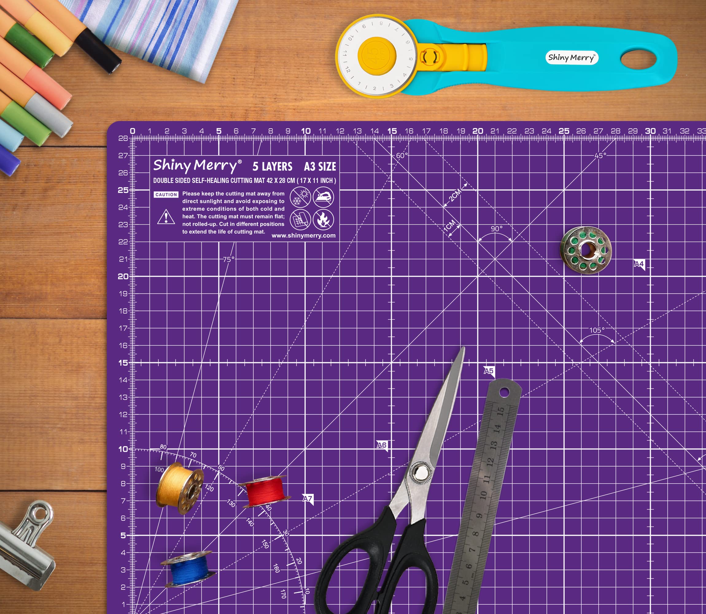 Snap Mat PuzzleMat Rotary Cutting Mat Snap Together Modular PuzzleMat 12x12 ...