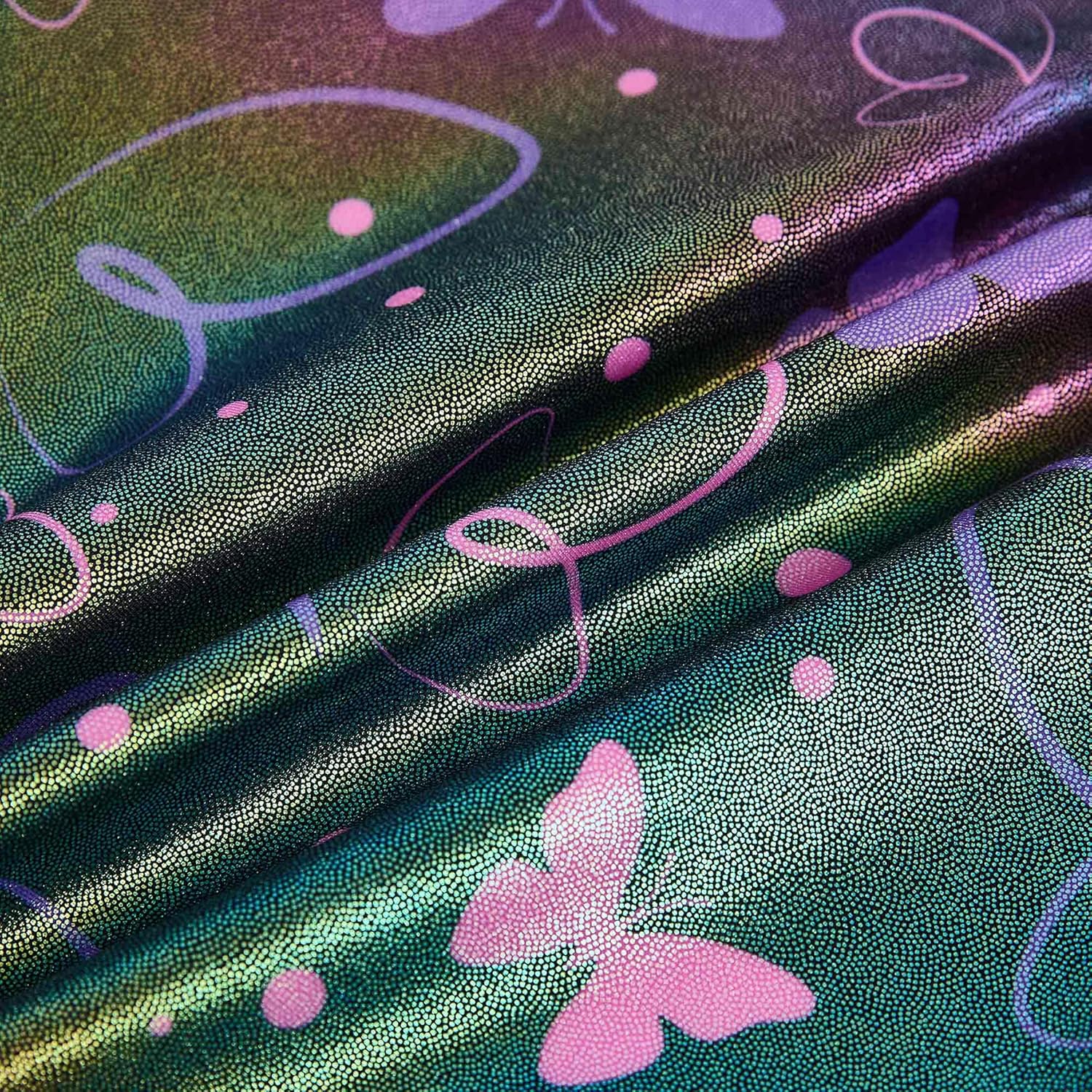 Gymnastics Leotards for Girls Long Sleeve Kids Tumbling Gymnastic Outfit Clothes with Shorts Storage Bag - Image 3