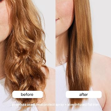 BONDIBOOST Aloe Plated Flat Iron, 1 Inch