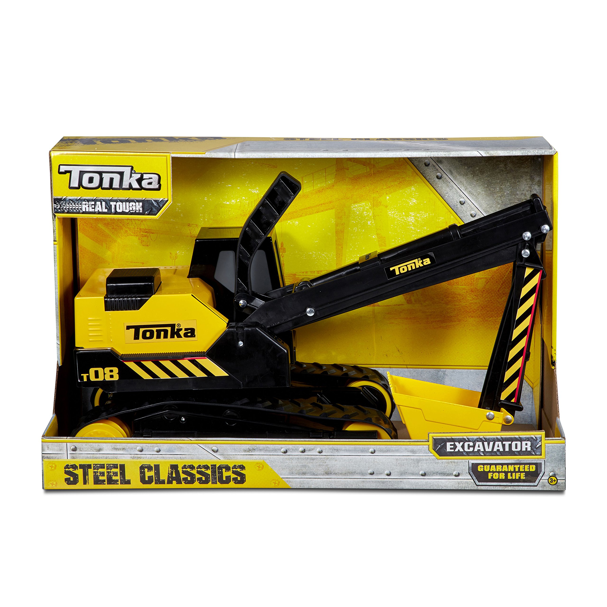 tonka steel excavator toy vehicle