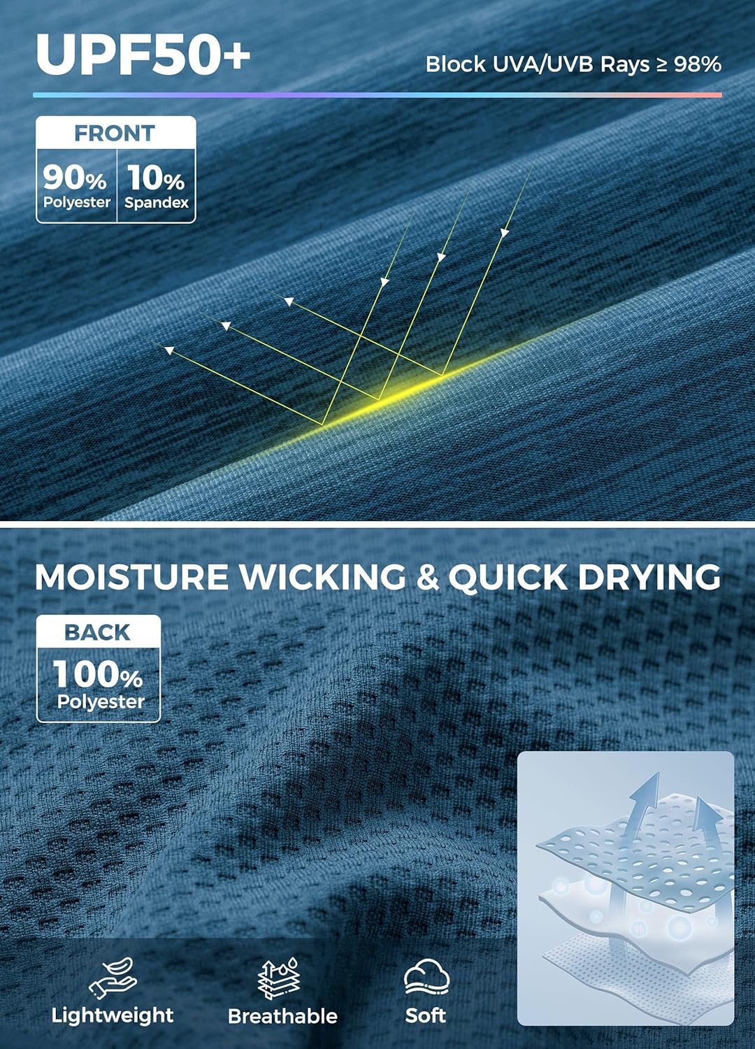 WILLIT Women's Long Sleeve Workout Tops Running Athletic Quick Dry Shirts Lightweight Yoga Gym T-Shirts UPF 50+ - Image 4