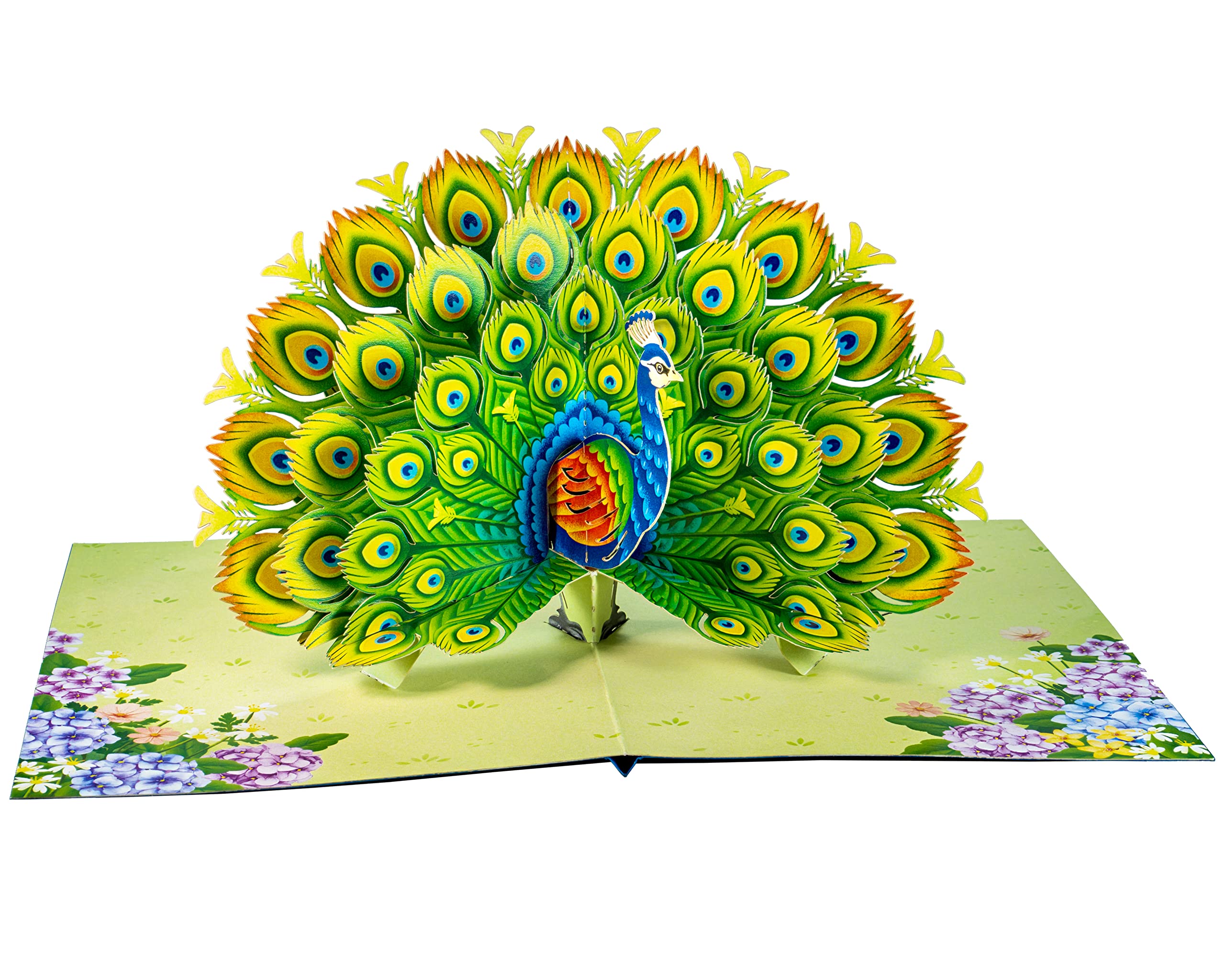 WOWPAPERART Tarjeta de felicitación desplegable 3D para todas las ocasiones, amor, cumpleaños, Navidad, mensaje personalizado, sobre grueso, 5 x 7 pulgadas
