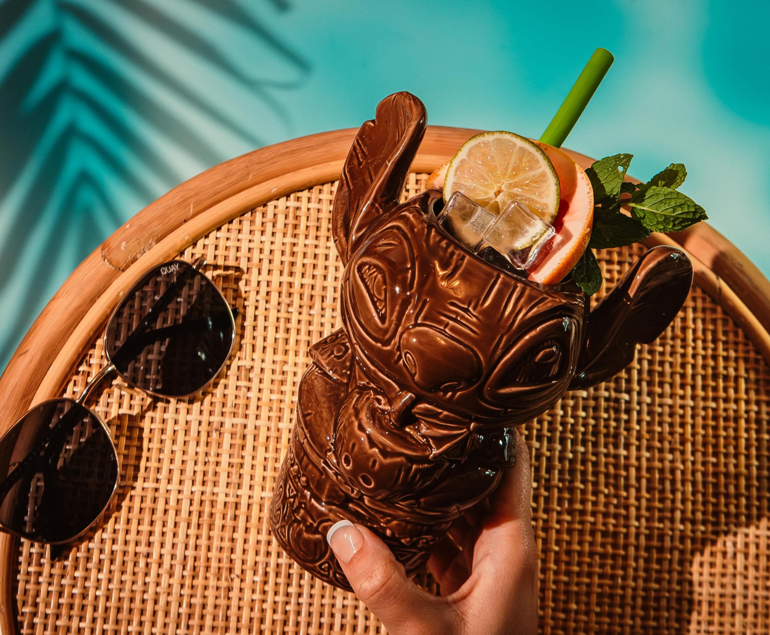 ホーンテッドマンション　マグカップgeeki tikis 時計　ディズニー　陶器 ホーンテッドマンション マグカップgeeki tikis 時計 ディズニー