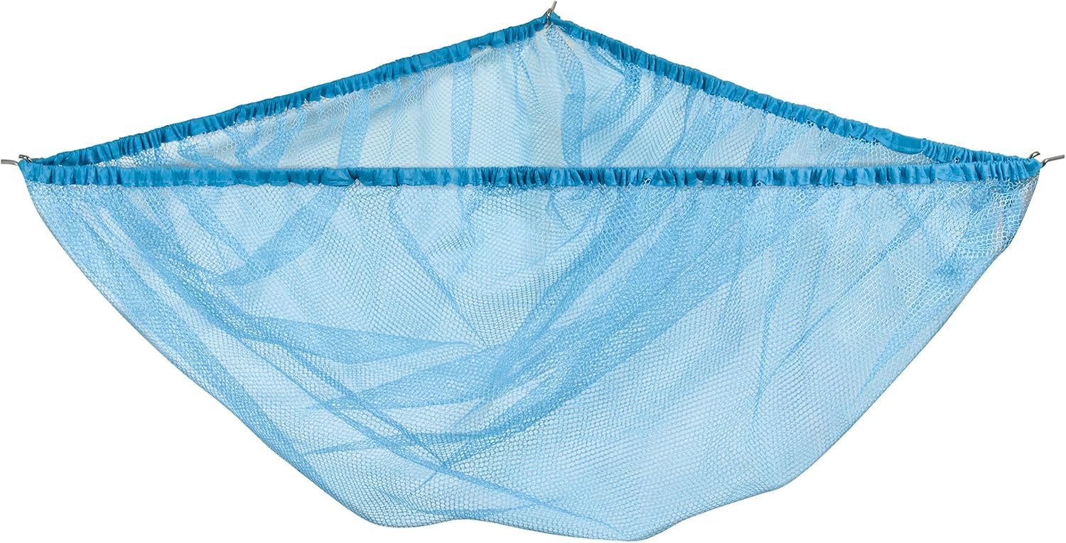 Handy Laundry Jumbo Toy Hammock - Organize stuffed animals or children's toys Looks great with any décor while neatly organizing kid's toys and stuffed animals. Expands to 5.5 feet (Blue)