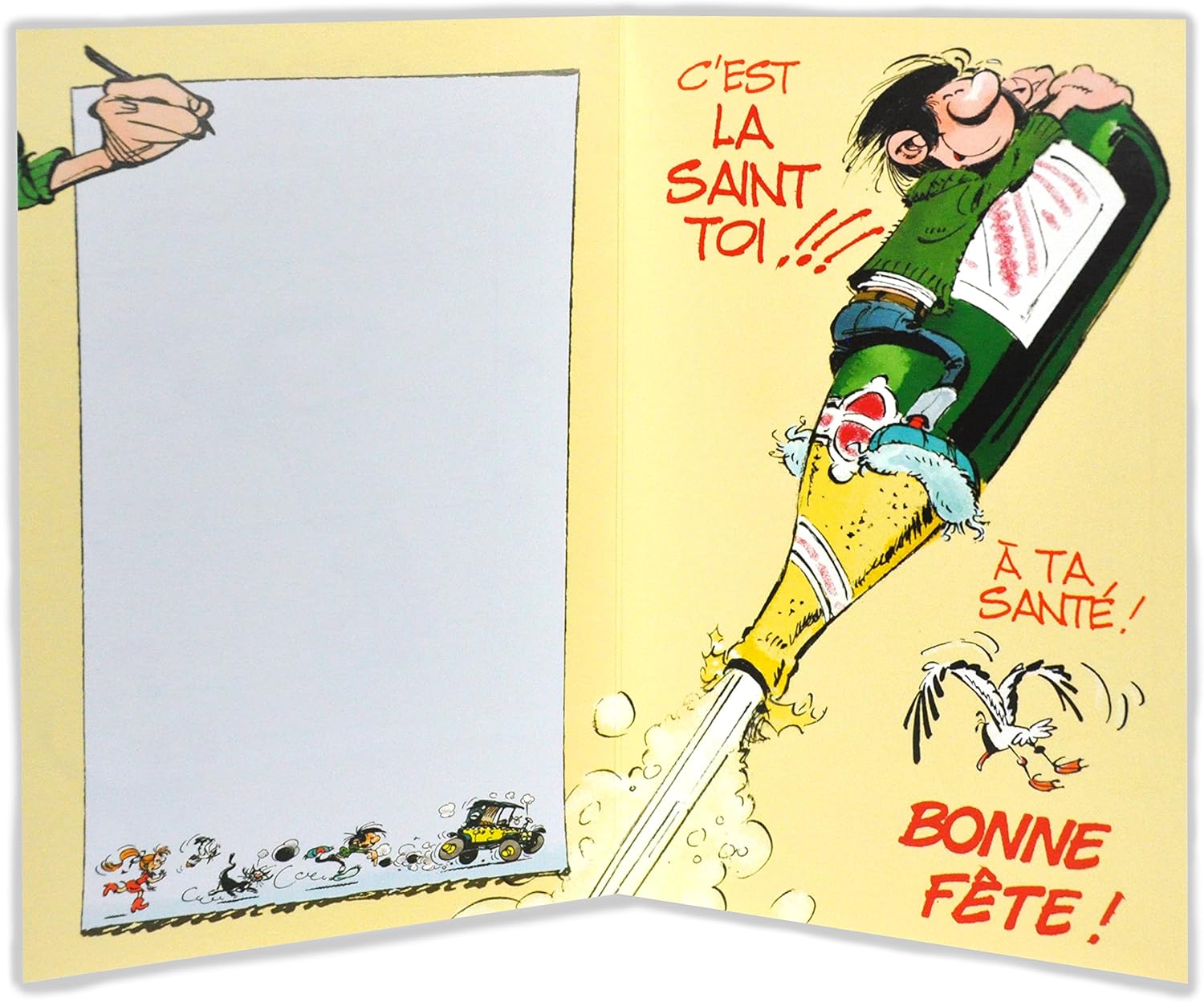 Gaston Lagaffe Glct0027 Bonne Fete Saint Sainte Prenom Avec Enveloppe Illustree Assortie Amazon Fr Fournitures De Bureau Gaston Lagaffe Glct0027 Bonne Fete Saint Sainte Prenom Avec Enveloppe Illustree Assortie Amazon Fr Fournitures De Bureau