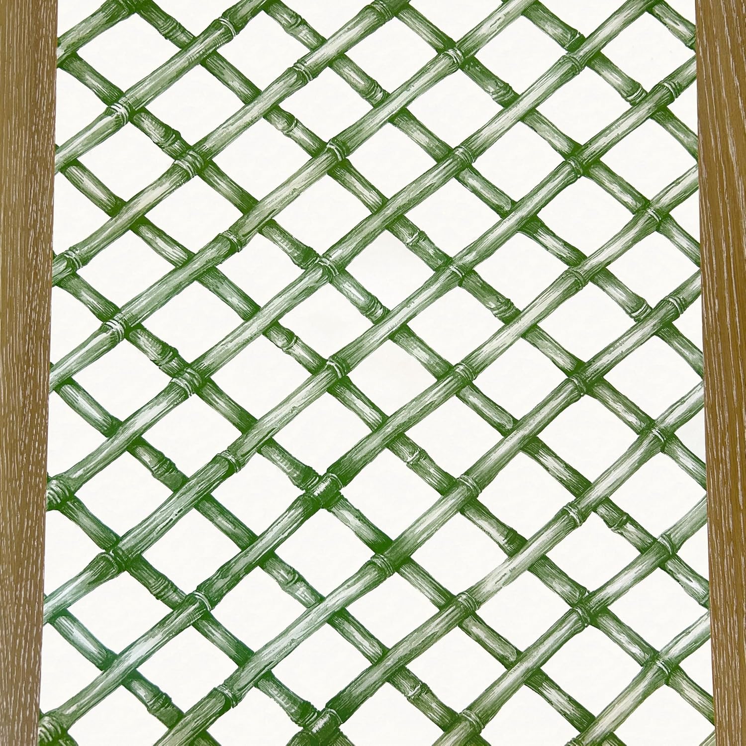 Lattice Paper Table Runner Roll - Green Cross Check Pattern for Parties or Weddings - Disposable Table Runner American Made