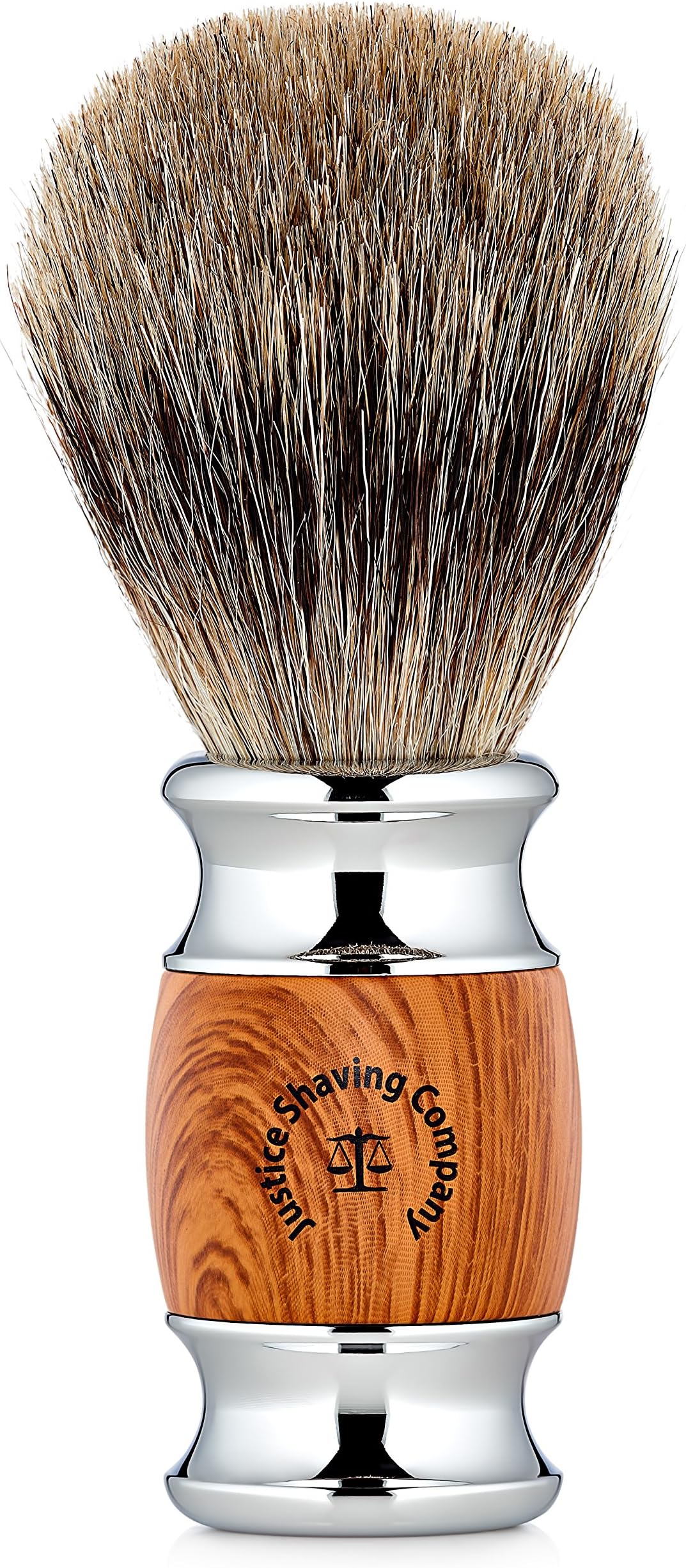 Best Badger Shaving Brush - A Luxury Badger Shave Soap Brush - The Core of Your Wet Shaving Kit (Beech)