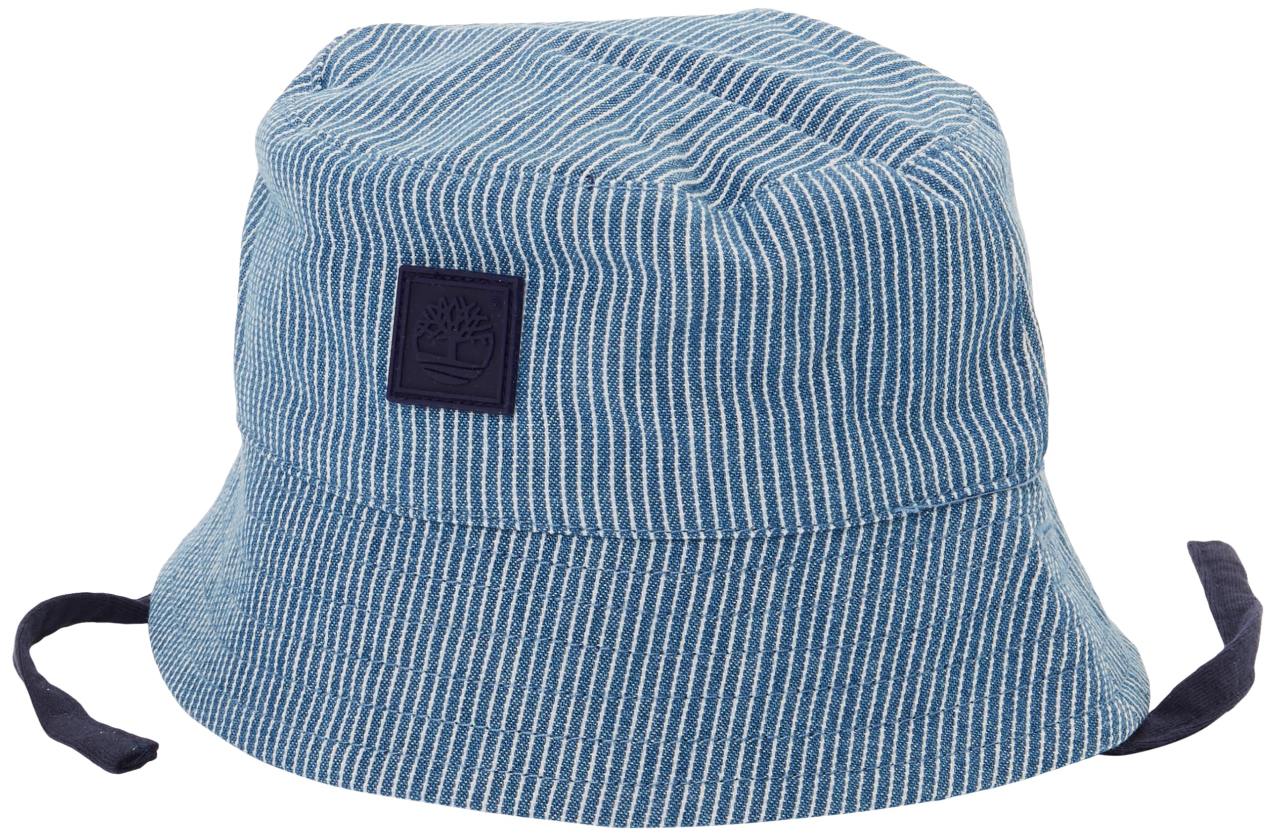 Chapeau bucket hat bleu Timberland bébé protégeant le visage du soleil - 4