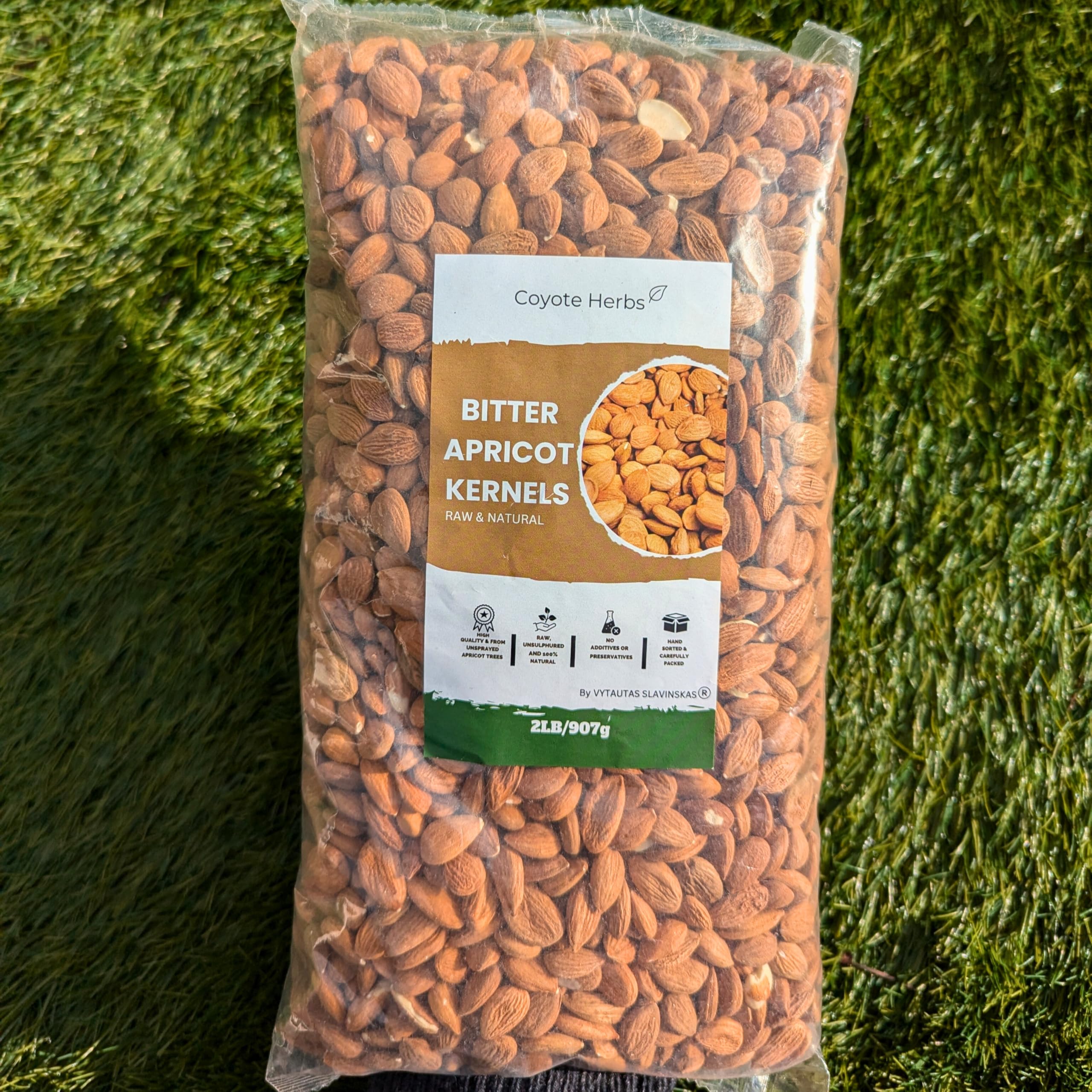 0,908 kg. Granos de albaricoque amargo seco/Núcleo de albaricoque amargo y crudo/vitamina b17/Semillas di albaricoque amargas naturales - mejor calidad