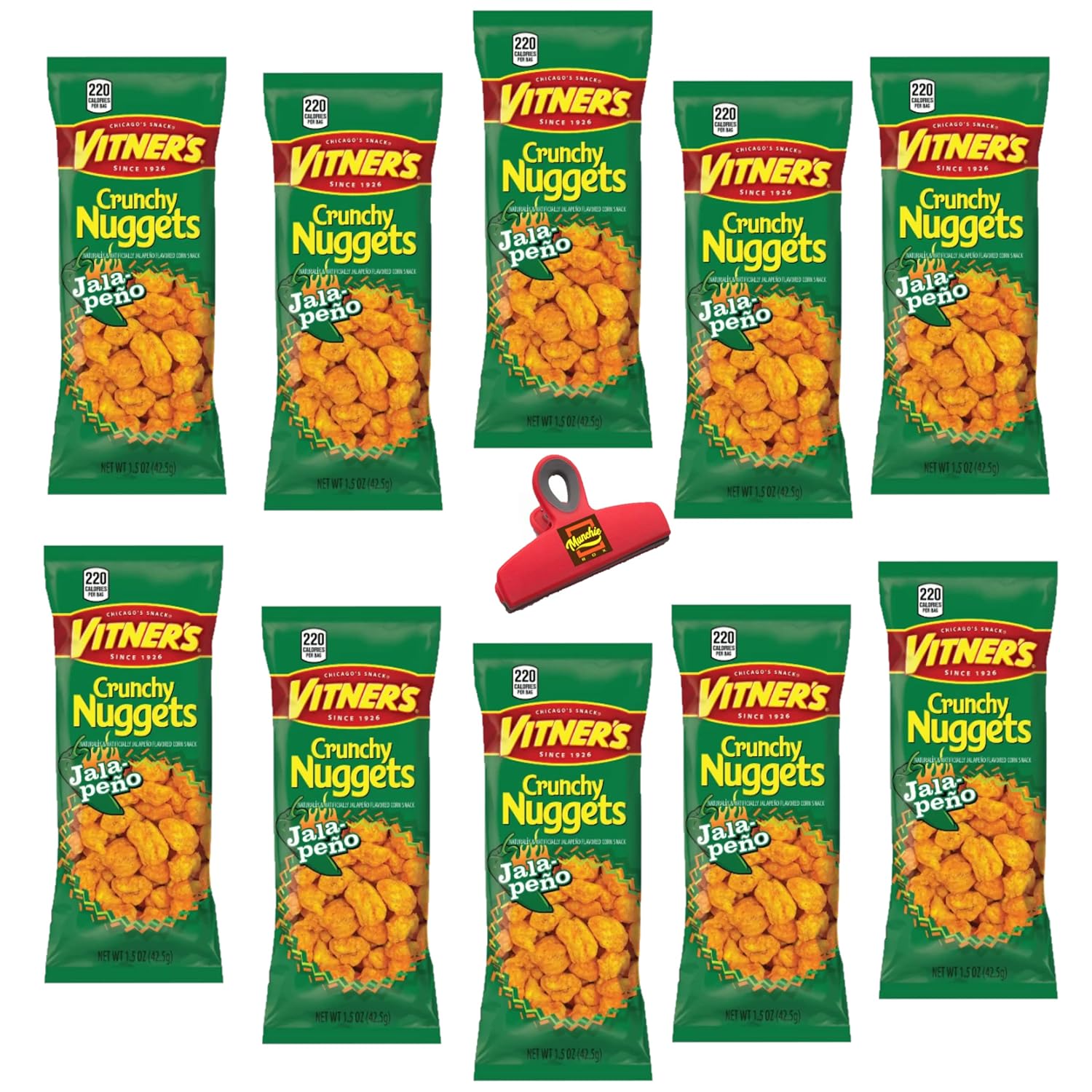 Vitner's Crunchy Nuggets Jalepeño (101.5 oz Bags) Amazon.in Grocery