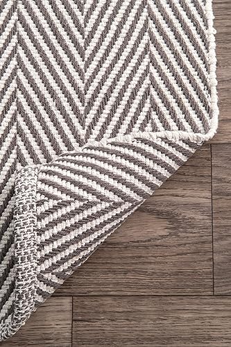 Miniatura 5 de nuLOOM Armitra alfombra afelpada tejida a mano