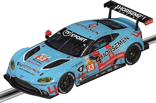 Miniatura 2 de Carrera 31074 Aston Martin Vantage GTE TF Sport 4 Horsemen Racing No. 33 Escala 132 Ranura digital Coche Carreras Vehículo Ranura digital Pistas de