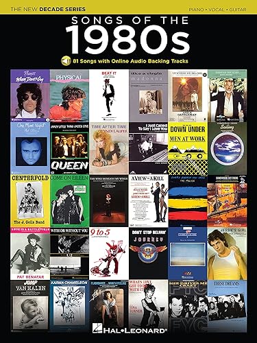 Songs of the 1980s Songbook The New Decade Series with Online Play-Along Backing Tracks