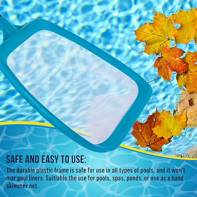 Red saca hojas para piscina con poste de 6 pies miniatura 5