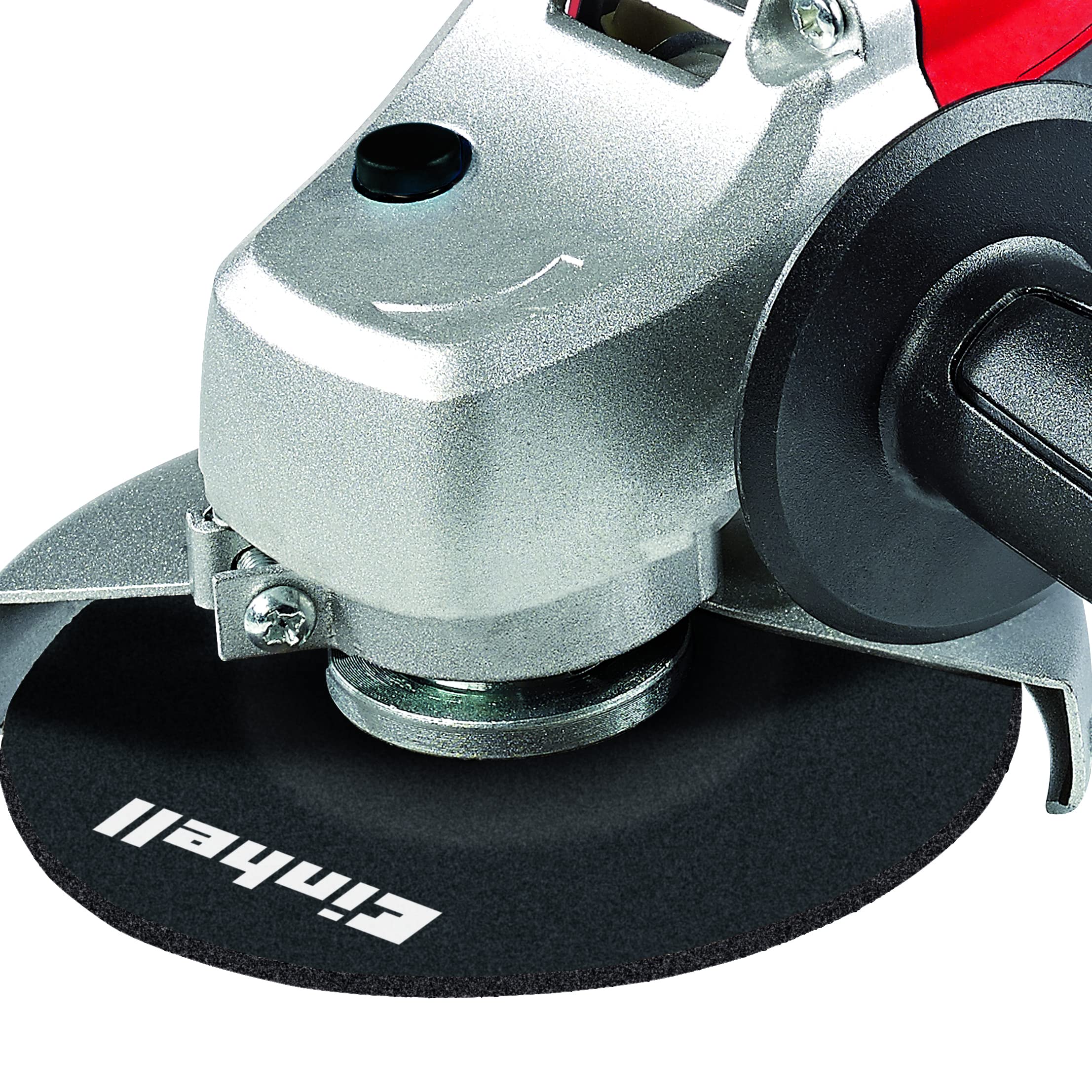 Einhell Szlifierka kątowa TC-AG 125 (850 W, prędkość obrotowa 12 000 1/min, średnica tarczy 125 mm, ochrona tarczy, blokada wrzeciona, płaska aluminiowa głowica przekładni)
