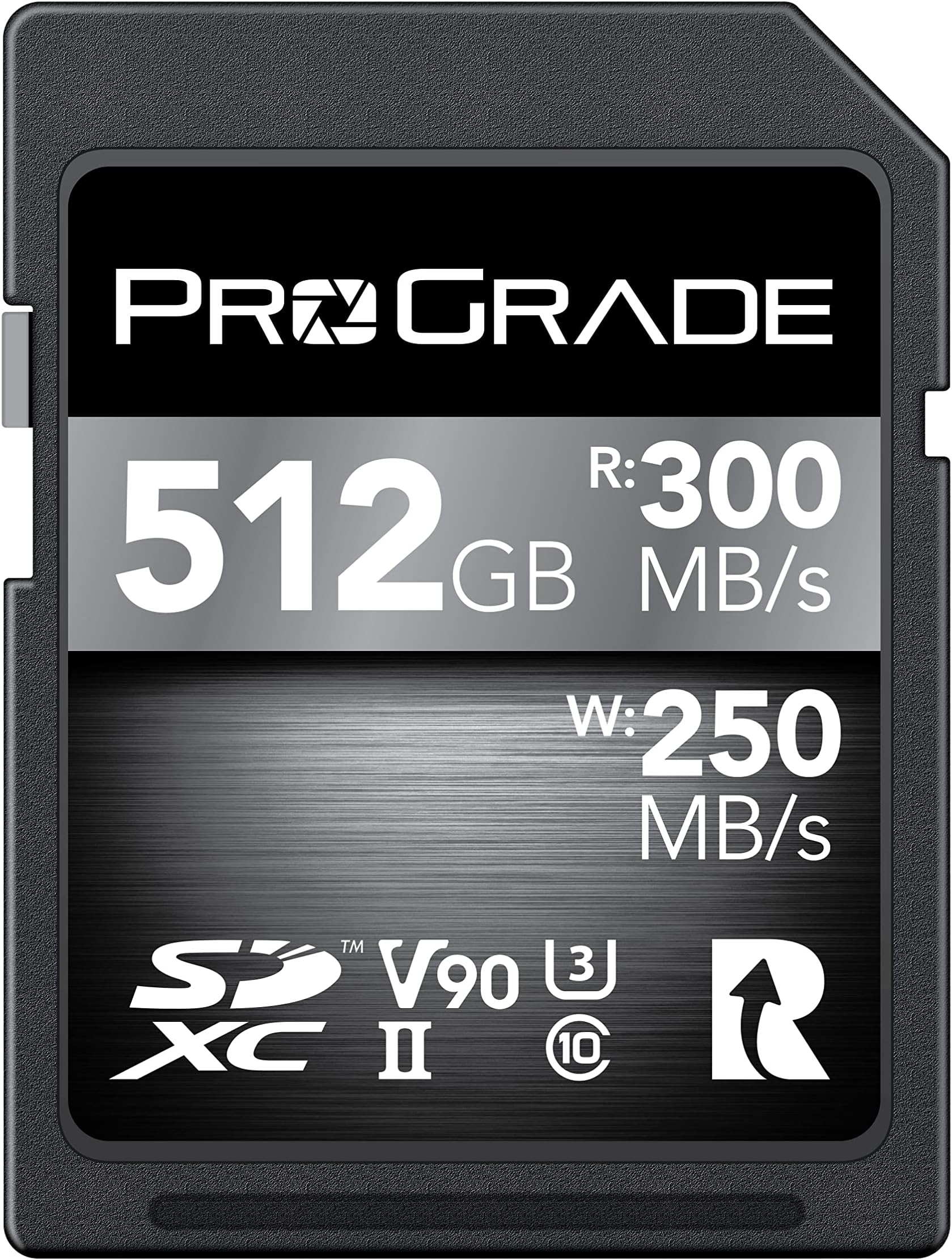 SDXC UHS-II V90 300R Memory Card (512GB)