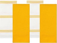 Vista 17 de Sticky Toffee Juego de 8 paños de cocina de algodón – 12x12 pulgadas en azul oscuro y blanco, paños de cocina y paños de té reutilizables