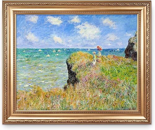 Miniatura 42 de A&T ARTWORK Antibes Seen from The Salis Gardens de Claude Monet Las Obras de Arte Clásico Mundial Reproducciones, Impresiones de Arte en Lienzo