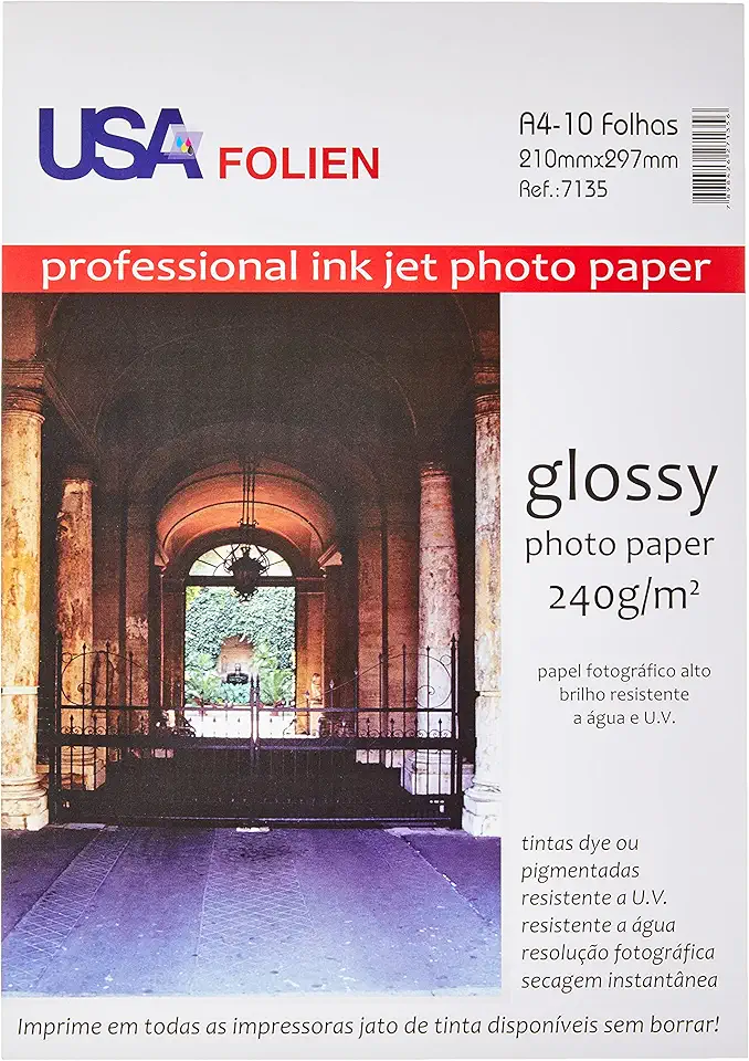 Usa Folien 7135, Papel Fotográfico, Pacote de 10
