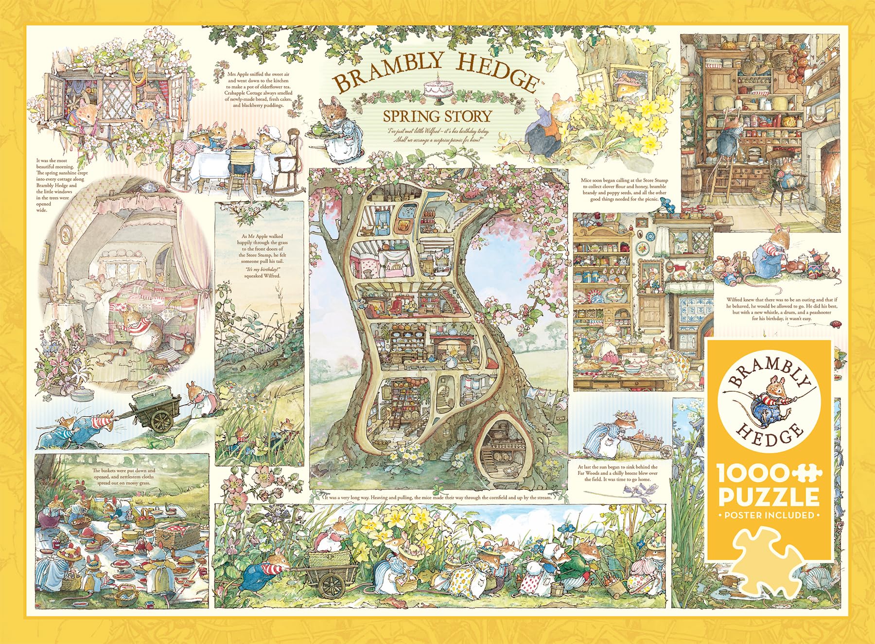 brambly hedge パズル Summer Story Brambly Hedge Summer Story 1000pc – Cedarburg Toy Company