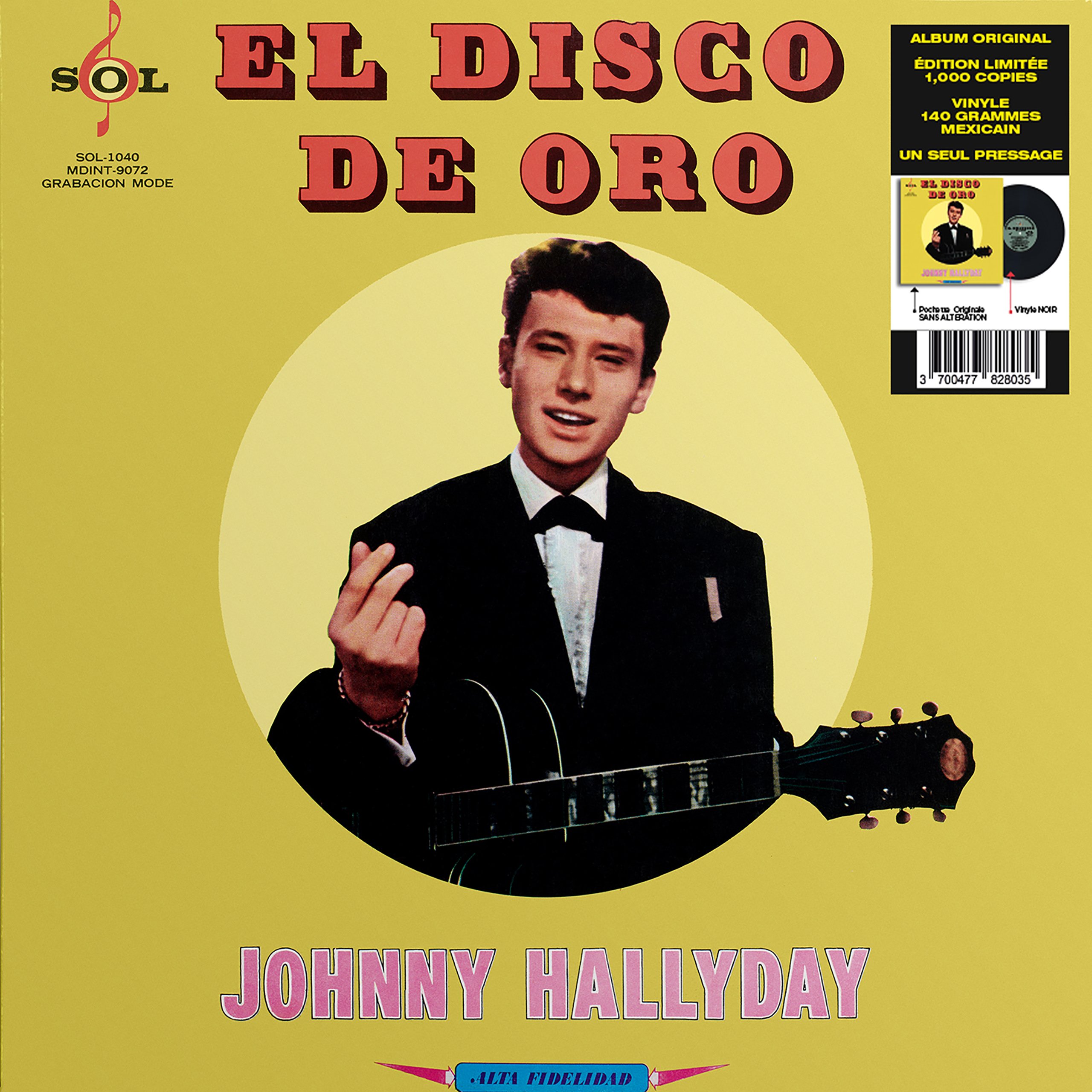HALLYDAY, Johnny - El Disco De Oro - Vinyl (limited LP)