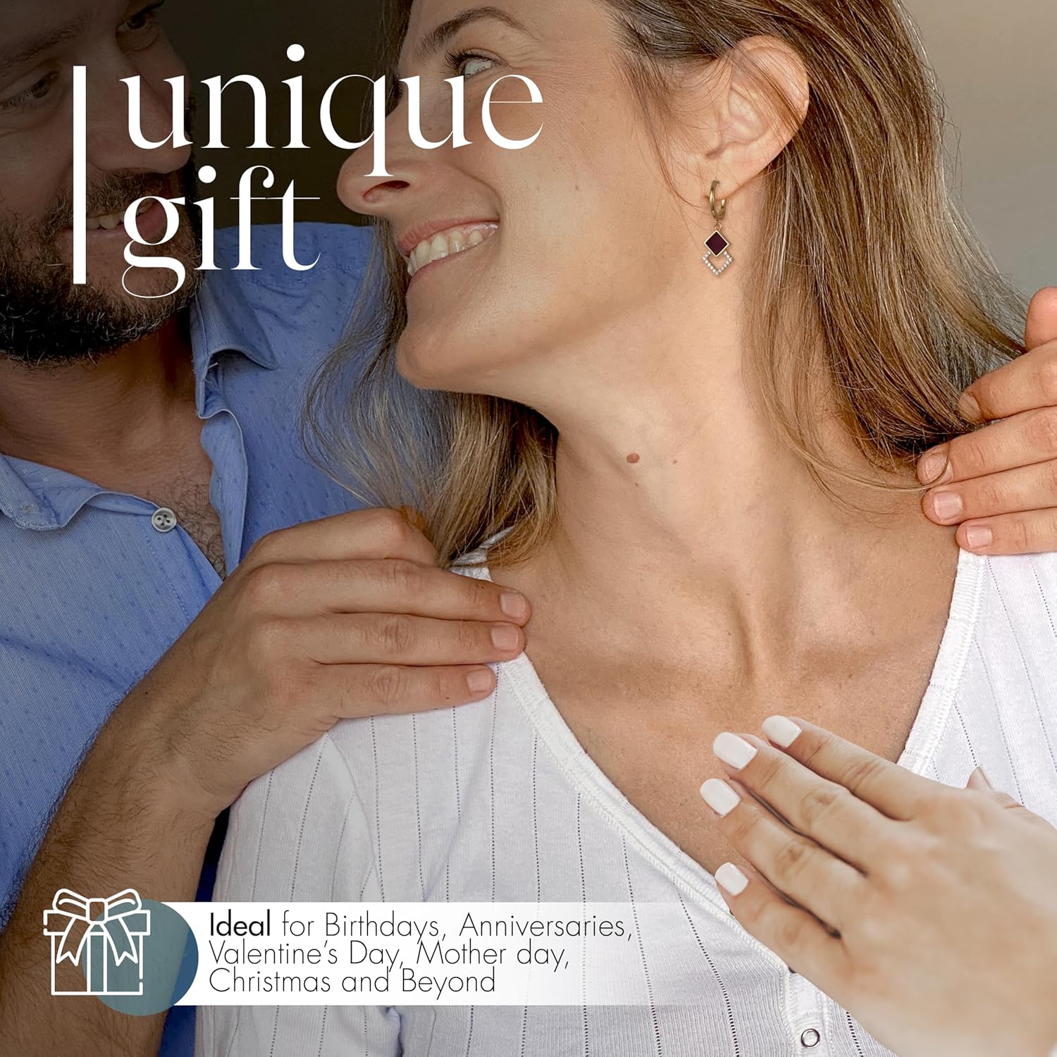 Nano Bible Gold Earrings for Women with the Entire Holy KJV New Testament - Elegant Jewelry Gift for Birthday, Holiday, Anniversary, Mothers Day - Perfect Present for Wife, Daughter, or Girlfriend - Image 5