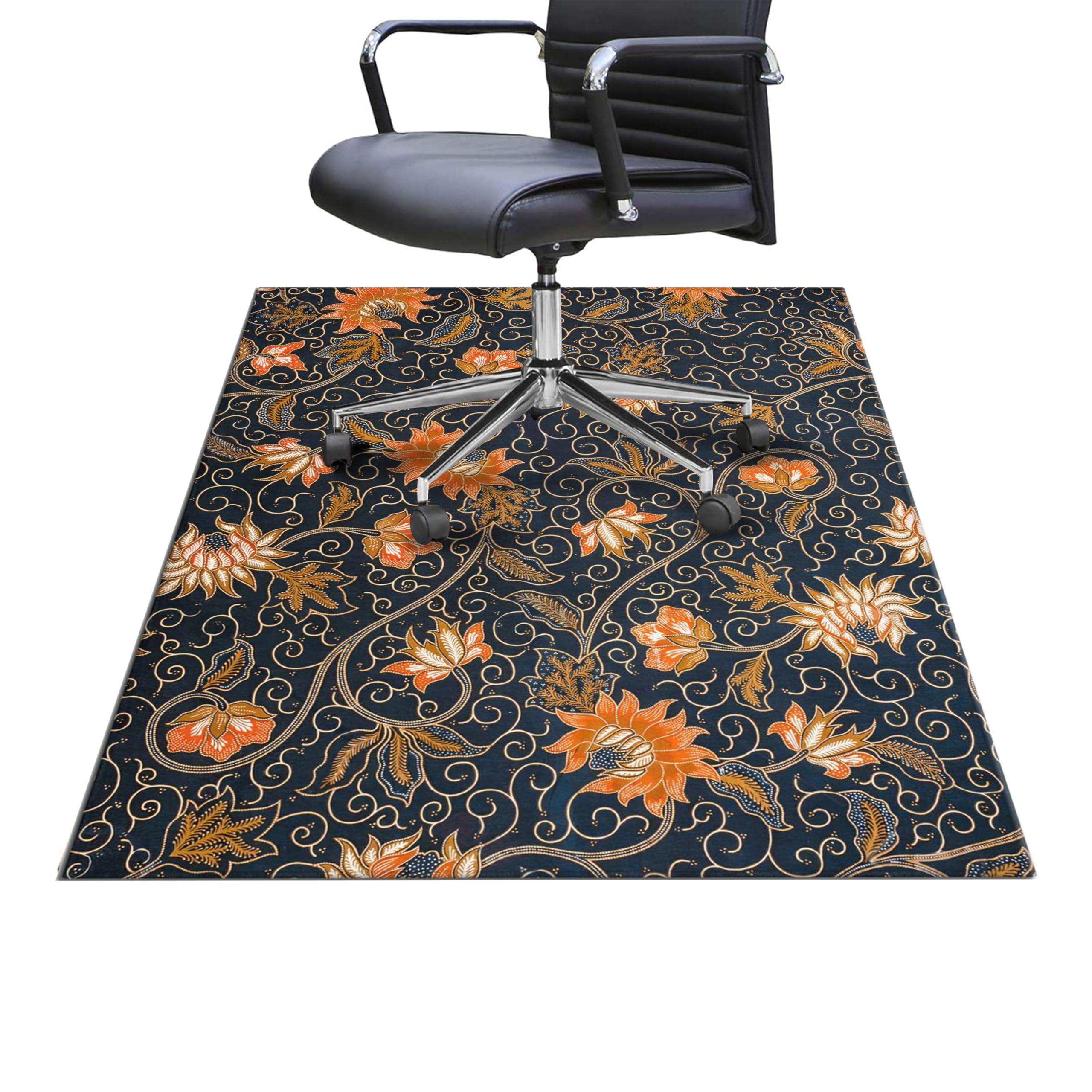Chair Mat for Hardwood Floor at Home Office Under Desk Chair Mat for Computer Gaming Chair Wheels Easy