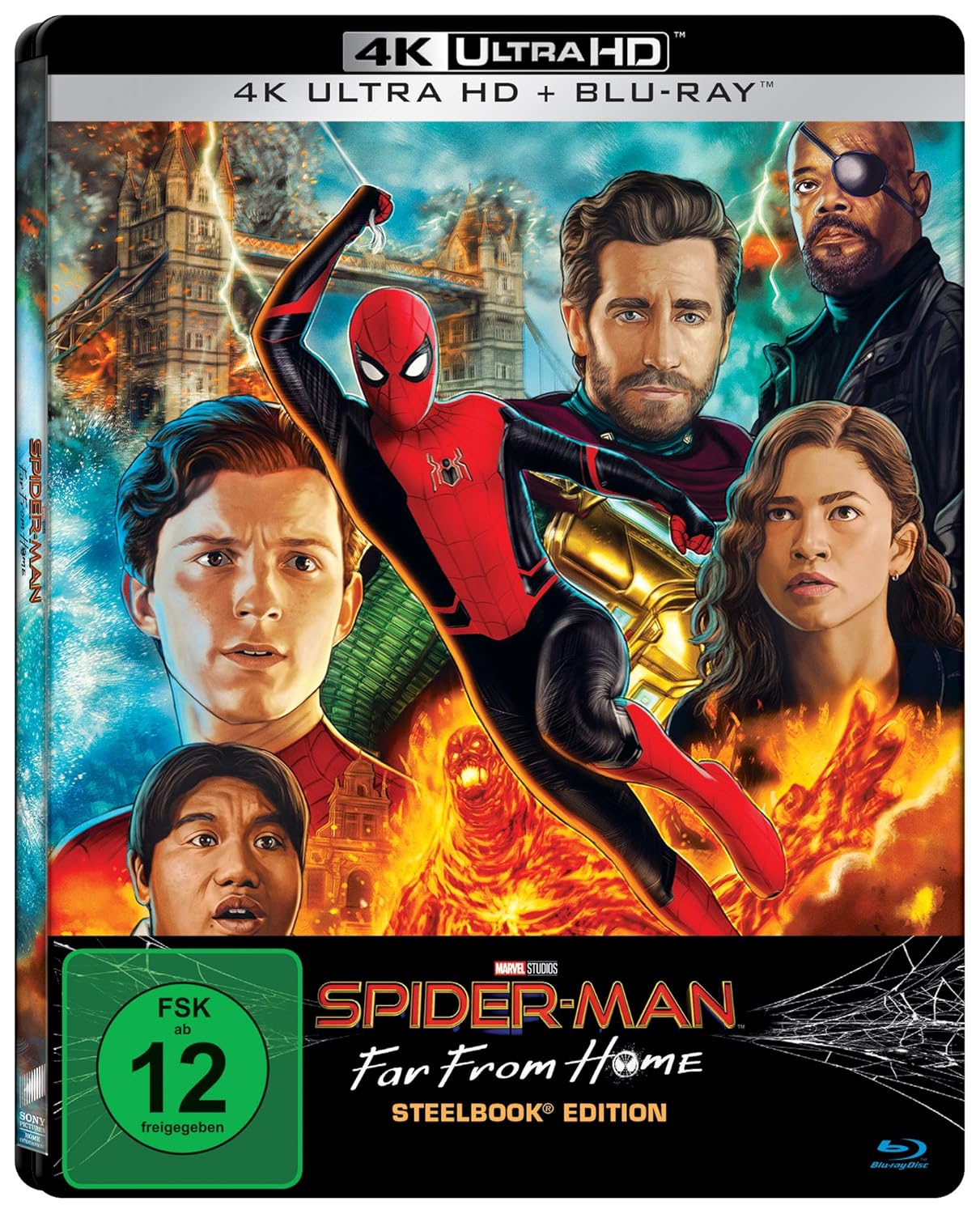Spider-Man: Far from Home [ UHD Steelbook] [Blu-Ray] [Import]
