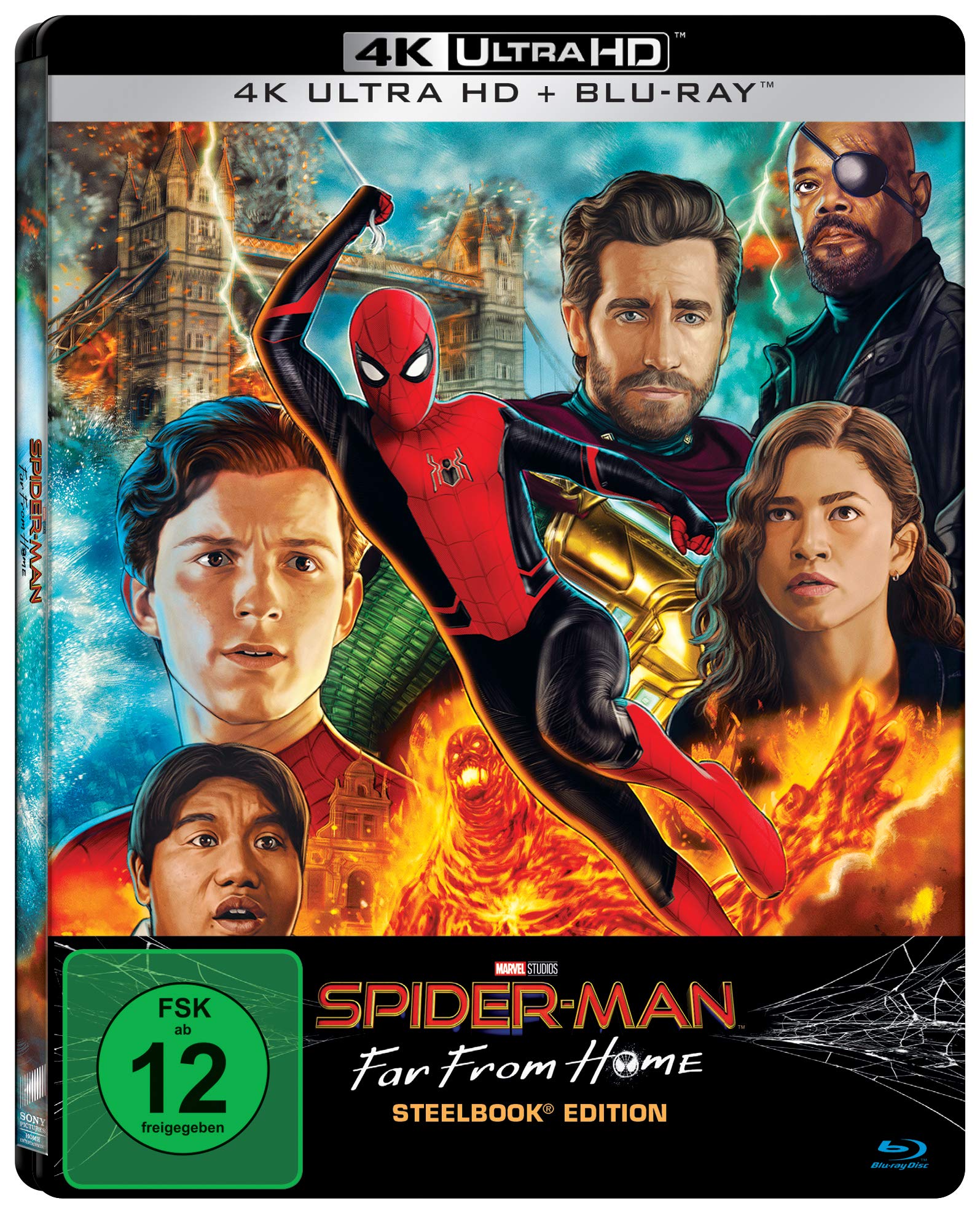 Spider-Man: Far from Home - Steelbook (4K Ultra HD) ) (+ Blu-ray 2D)