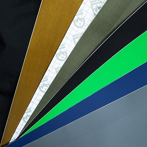 Miniatura 10 de GEAR AID - Resistente cinta reparadora para vinilo o tela hecha de nailon Tenacious, 3 x 20 pulgadas, color negro, 2 por paquete