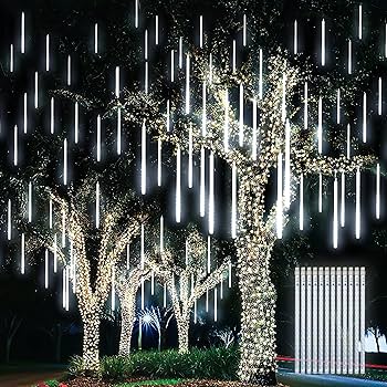 Amazon.com: Meteor Shower Rain Lights 12.2 inch 12 Tubes 288
