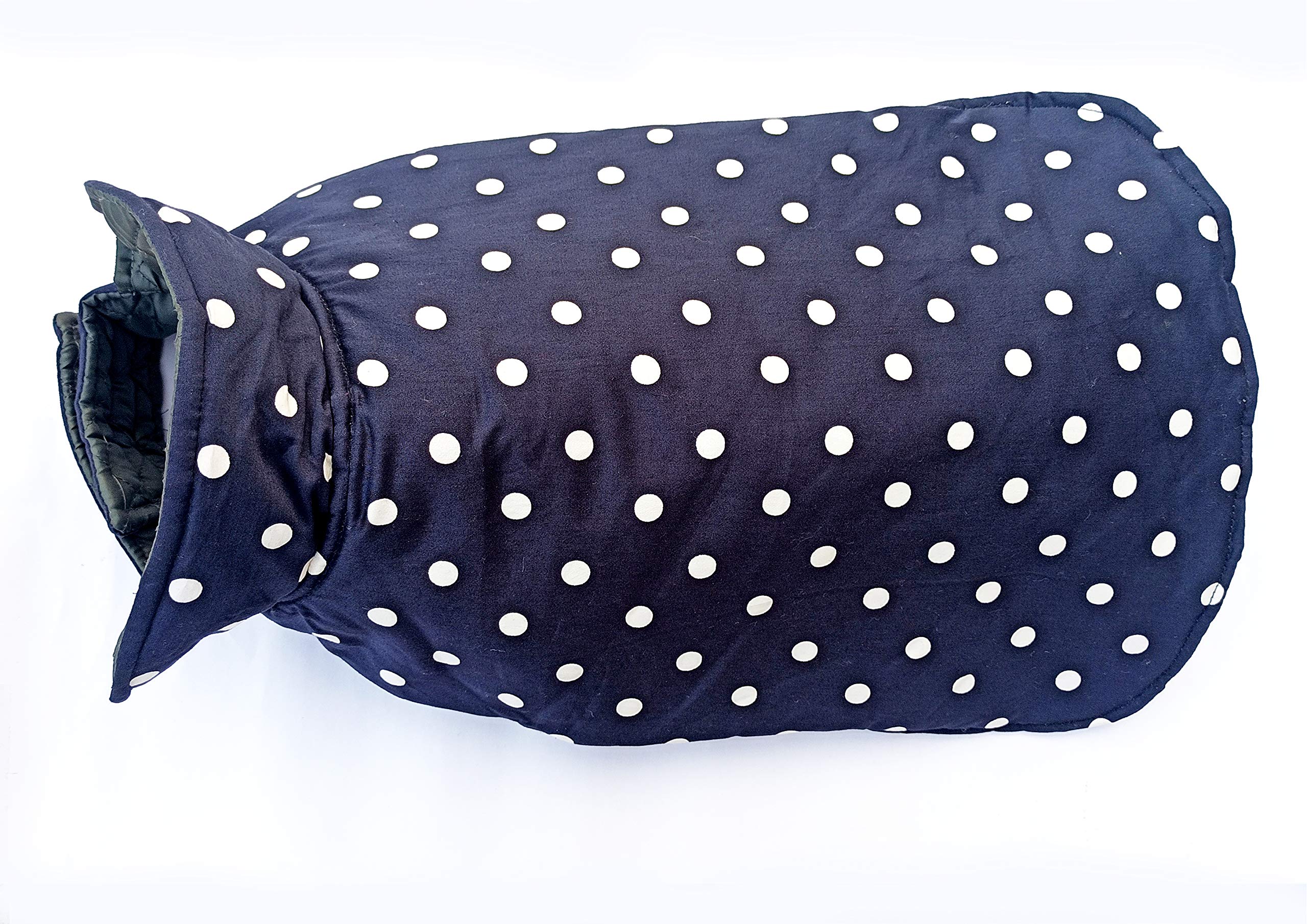 Petsplanet Dog Winter Clothes Reversible Dog Jacket Navy Blue Dot Color Design Warm Dog Coat Windproof Pets Cold Weather Wearing (XXXL, 24 Inch) (B08PPS7VBQ) Amazon Price History, Amazon Price Tracker
