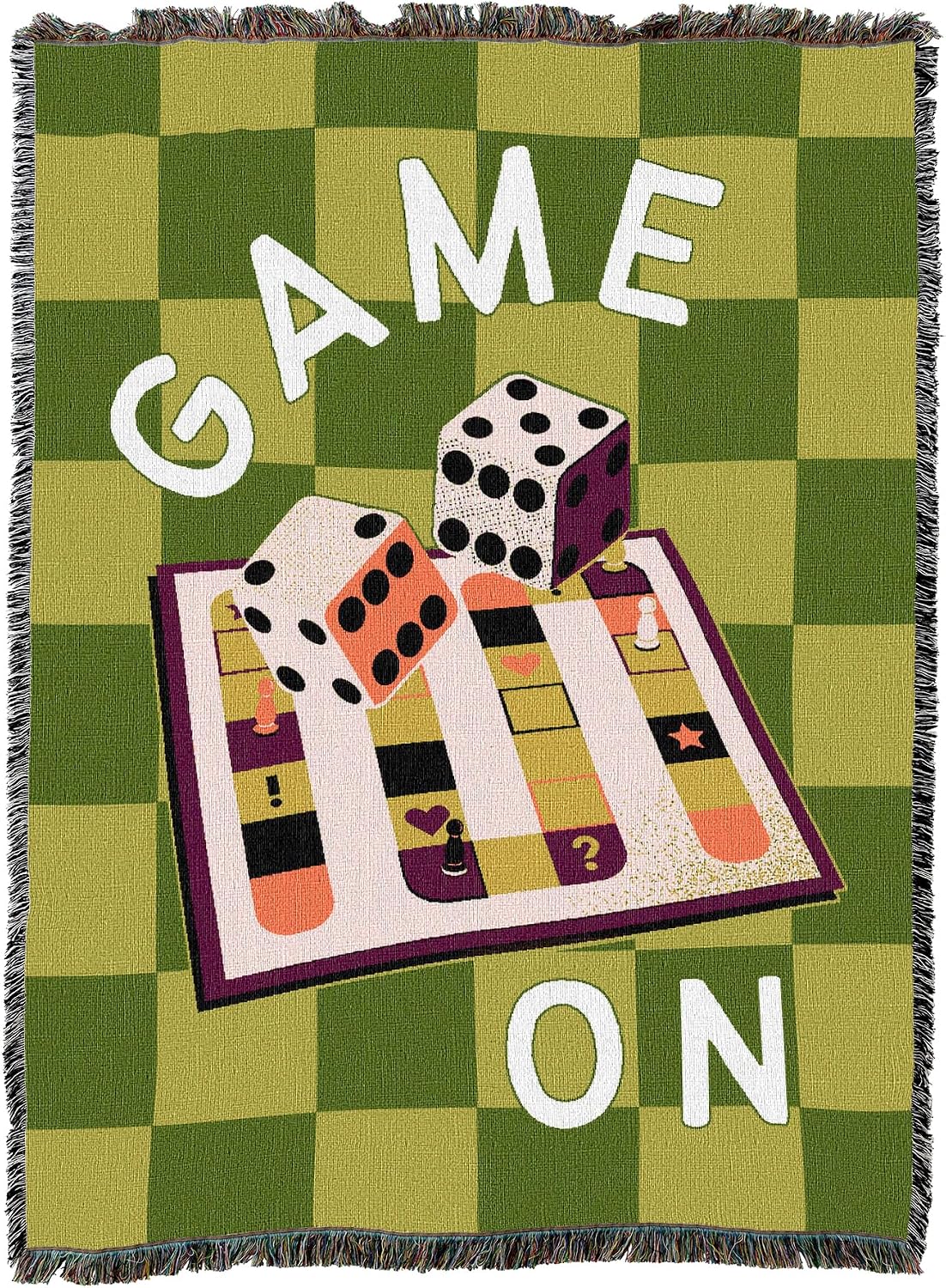 Pure Country Weavers Game On Blanket - Gift Tapestry Throw Woven from Cotton - Made in The USA (72x54)