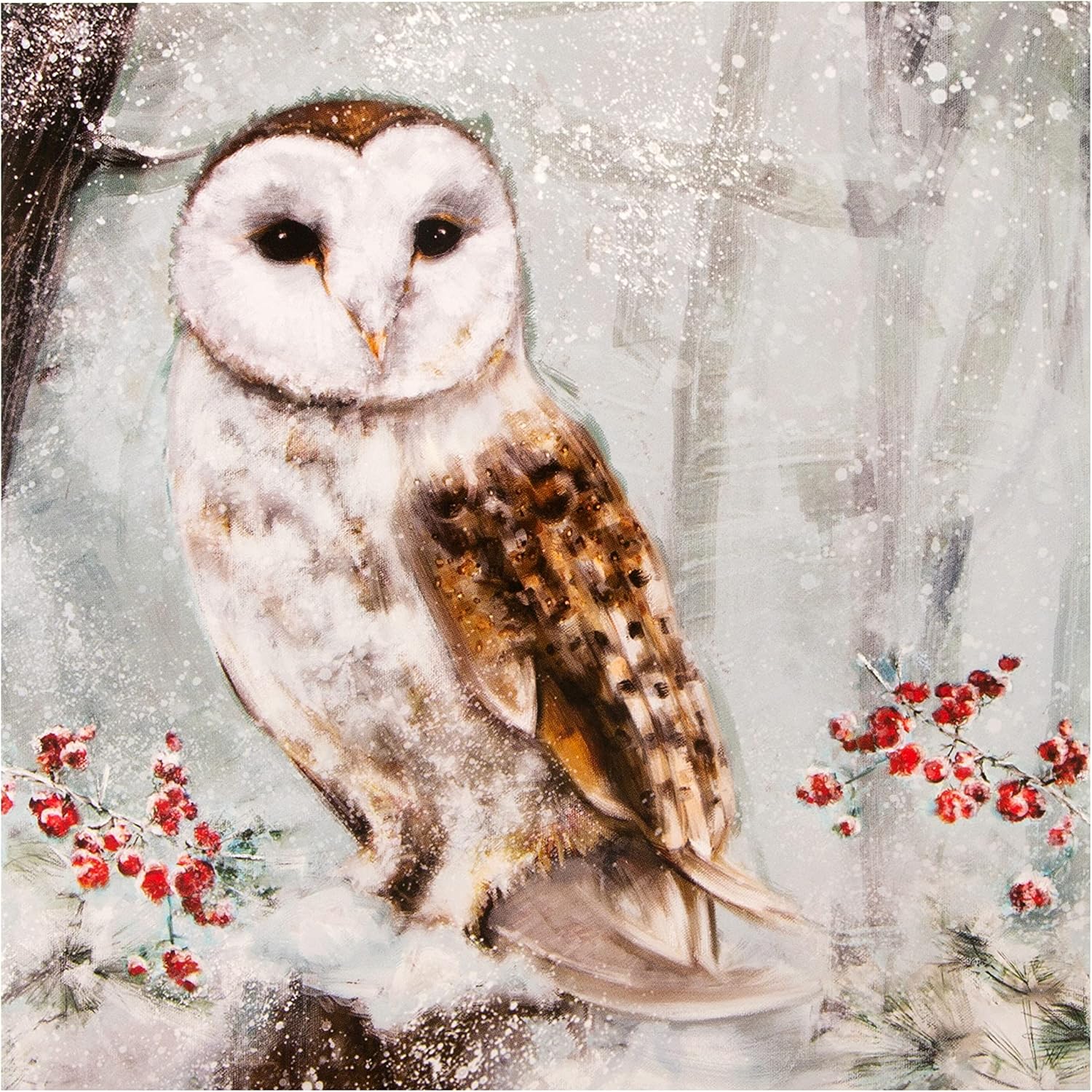 Hallmark Charity Christmas Cards, Traditional Wildlife Designs, Pack of 16, Wildlife Animal Christmas Card Pack