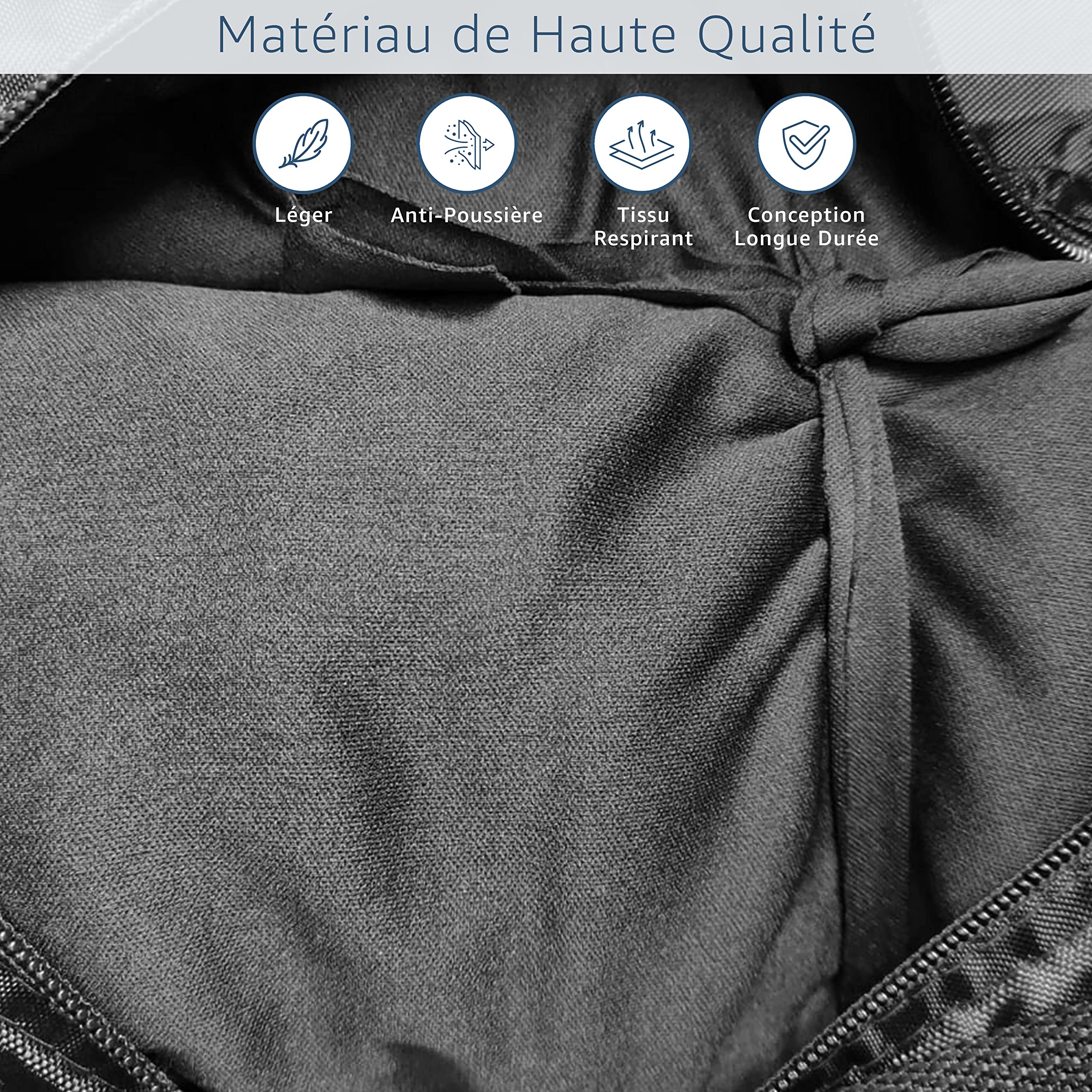 Cosmos - Housse de Voiture d'intérieur compatible avec les principales Moyennes Berlines, Tissu Élastique, Respirant et Anti-Poussière, Doublure Douce, Ajustement Serré, Black