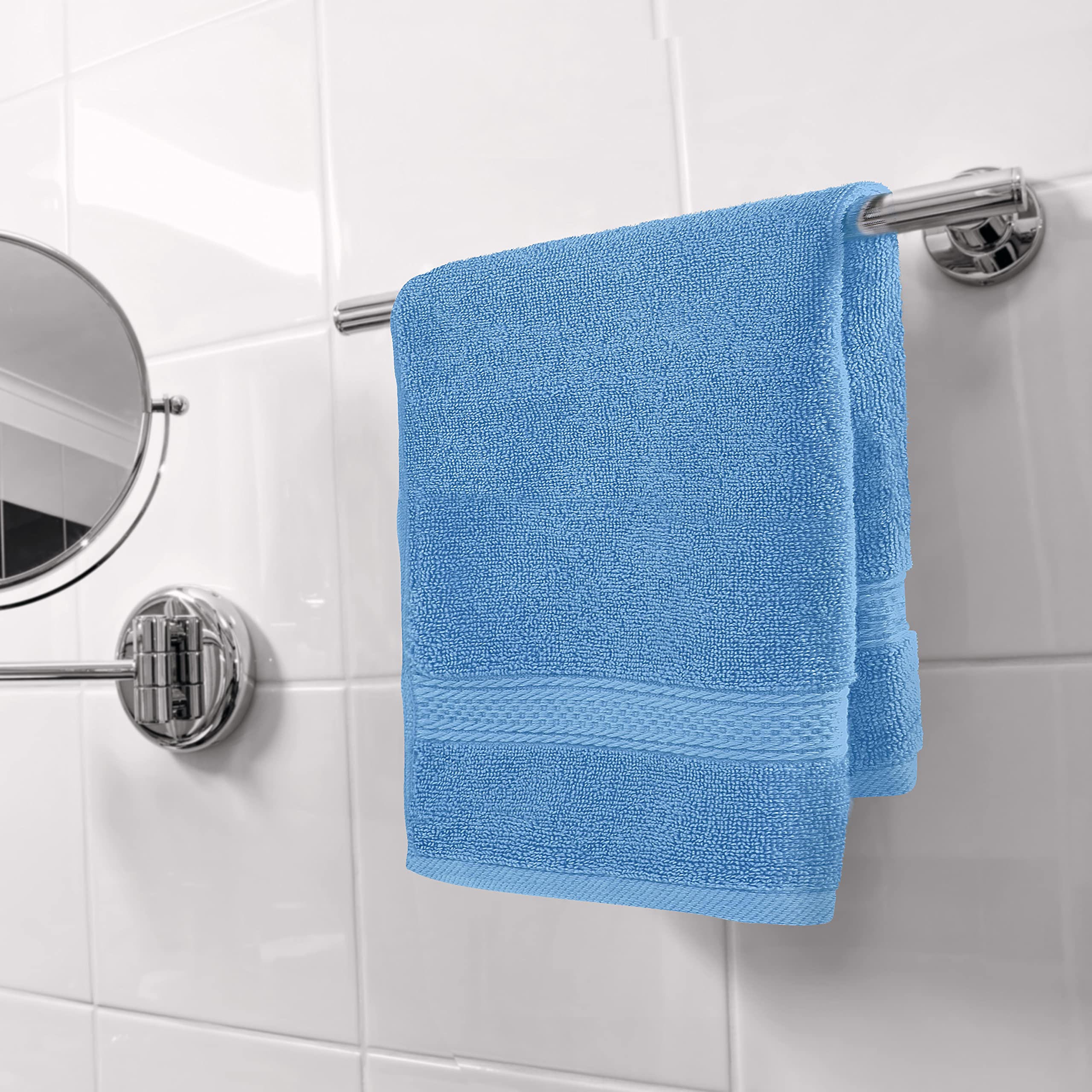 Utopia Towels - Set di Asciugamani Mani (6 Pezzi, 41x 71 cm) - 100% Cotone - Perfezionare per Hotel & Spa - Massima Morbidezza e assorbenza da Parte di (Blu elettrico)