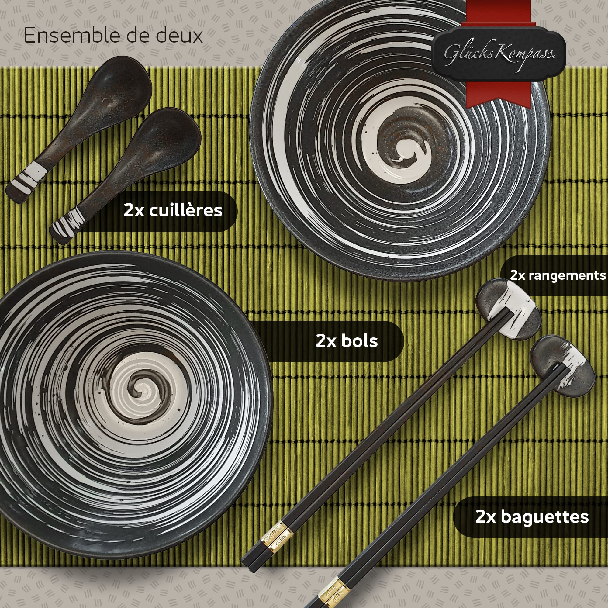 Ensemble de bols japonais