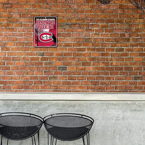 Miniatura 430 de Letrero de metal NCAA de 8.5 x 11 pulgadas, ideal para cueva de hombre, dormitorio, oficina, decoración del hogar Primario