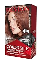 Vista 67 de Revlon ColorSilk Beautiful Color 41 marrón medio 1 ea (paquete de 5)