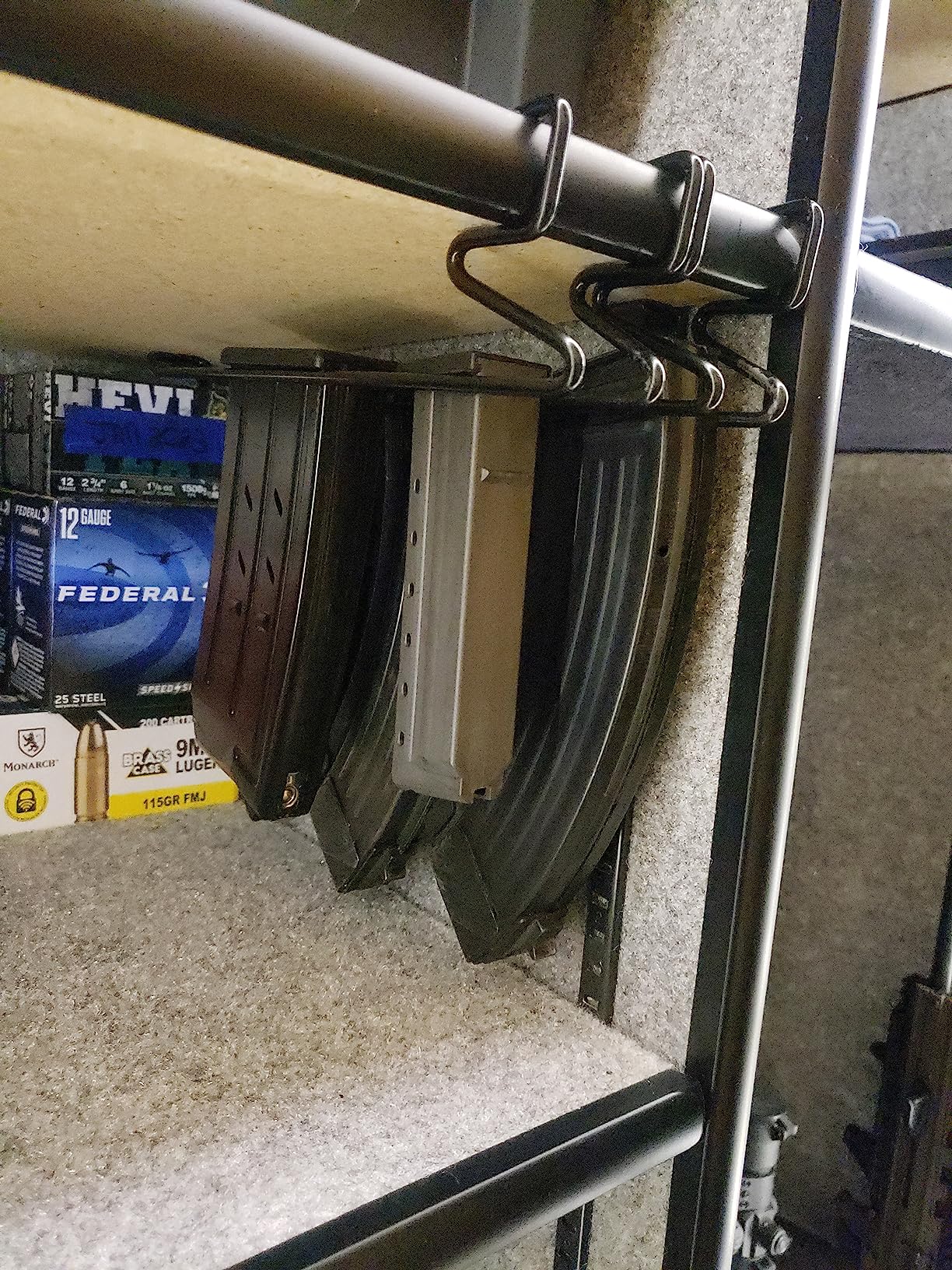 Gun Storage Solutions Magazine Mount – 2 Pack – Secure Wall Mount For Magazines