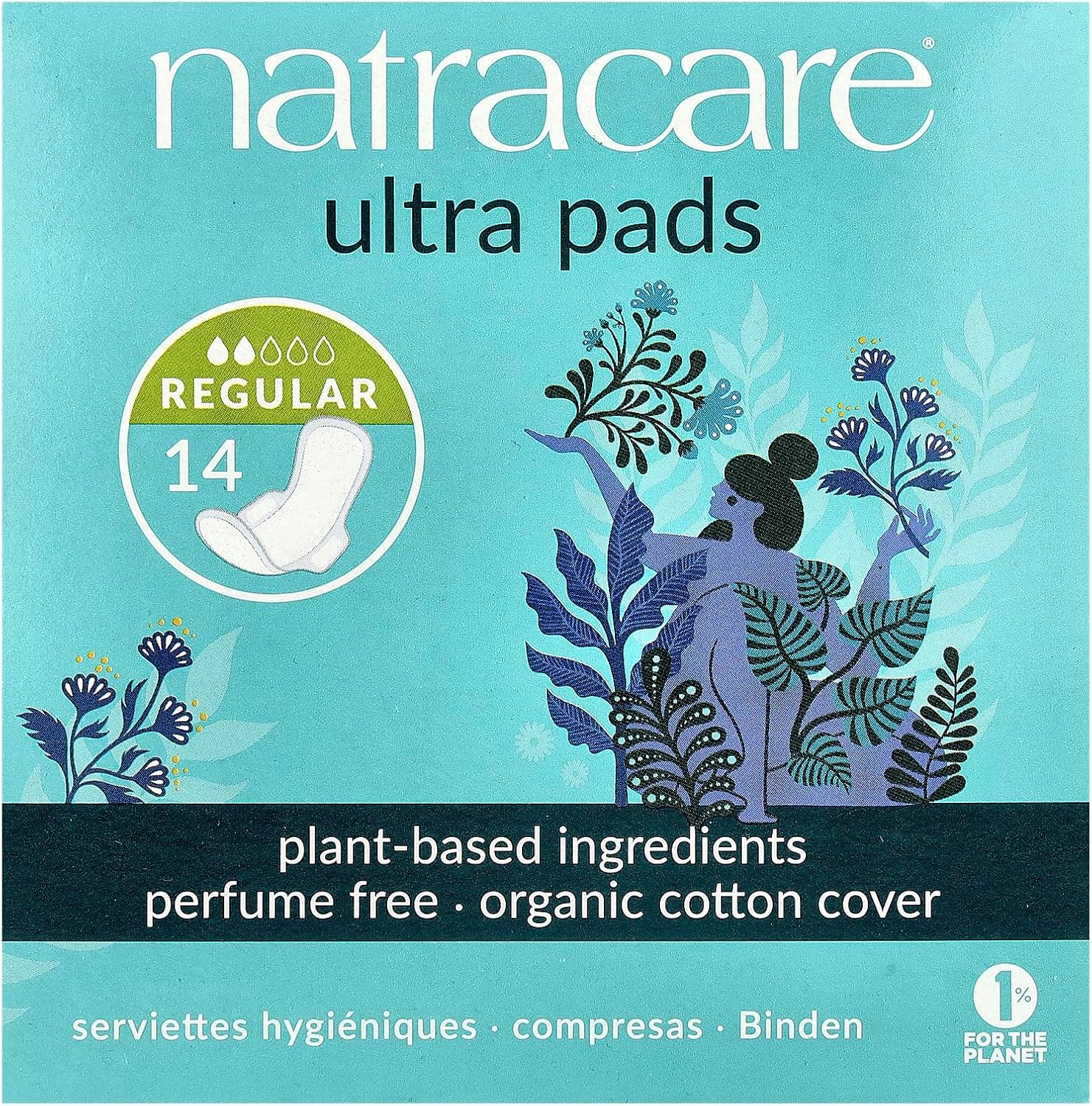 Natracare Ultra Pads With Wings -- 6x14 CT