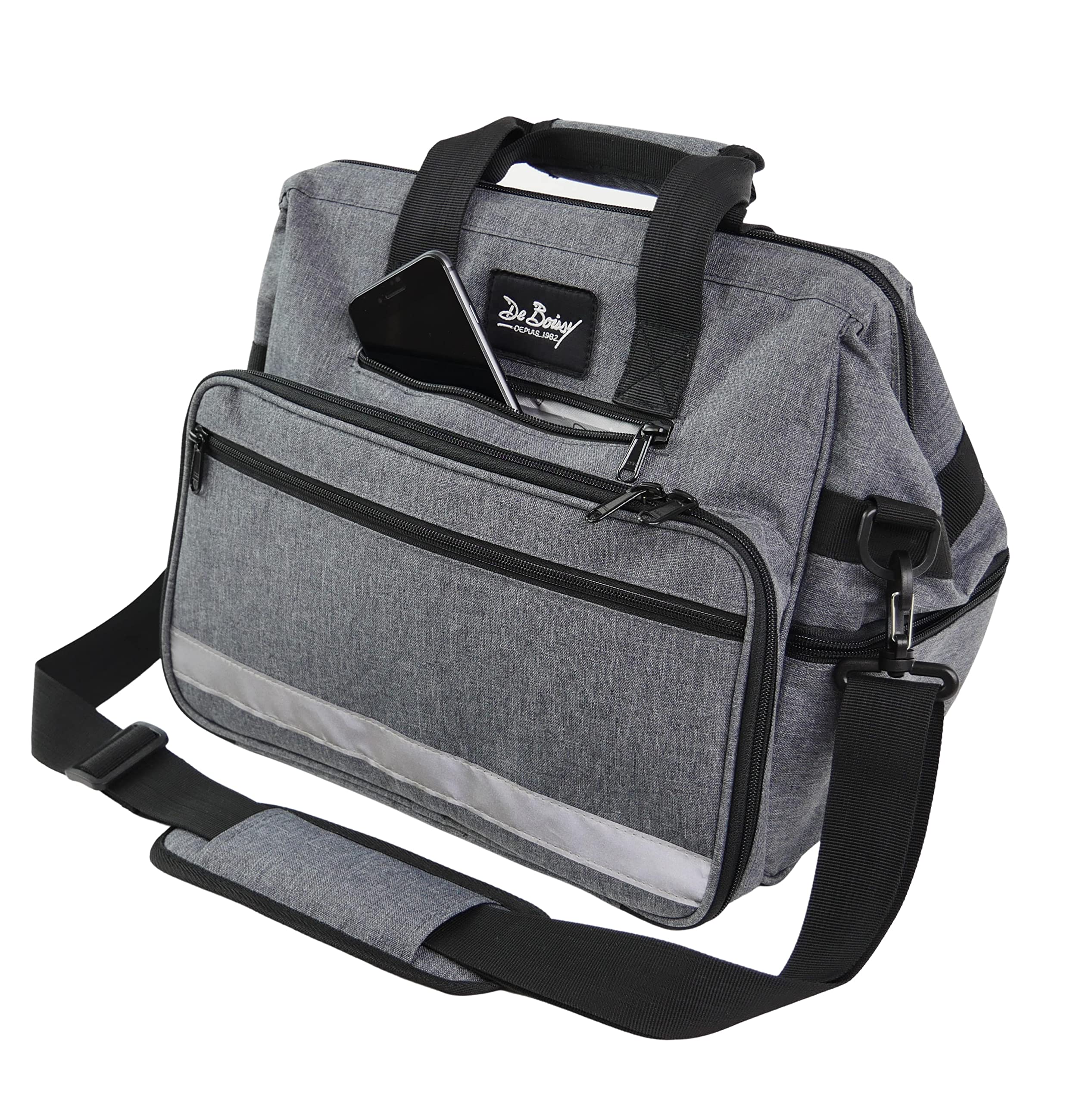 Mini Sac Médical De Boissy Eiffel, Mallette pour Infirmières, Infirmiers, Médecins, Soignants, Paramédical, Nombreux Rangements, Solide, Résistant à l’eau, Pratique, Design Tendance